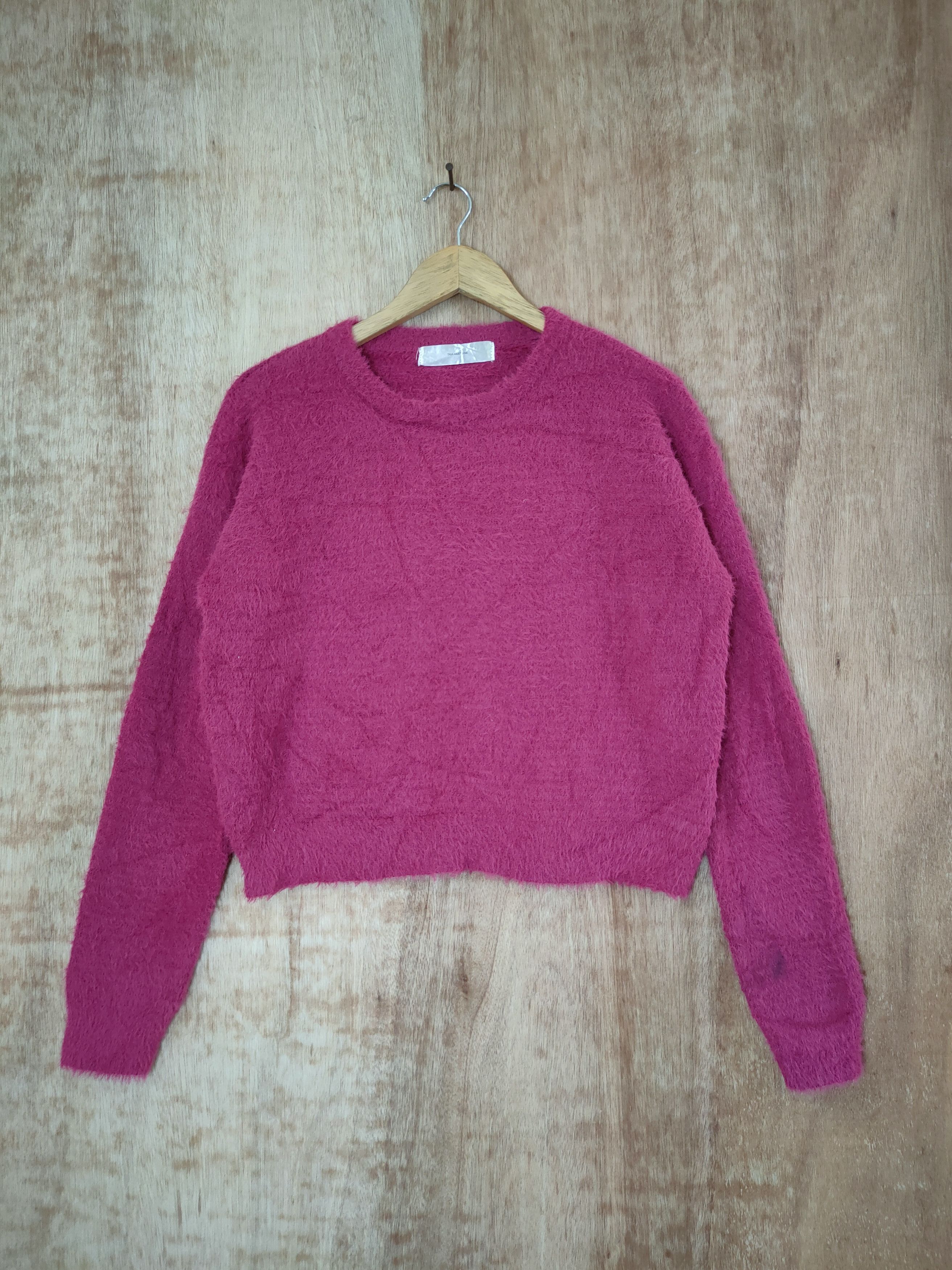 DLL Talk About Love fur mohair shaggy knitwear #46-518