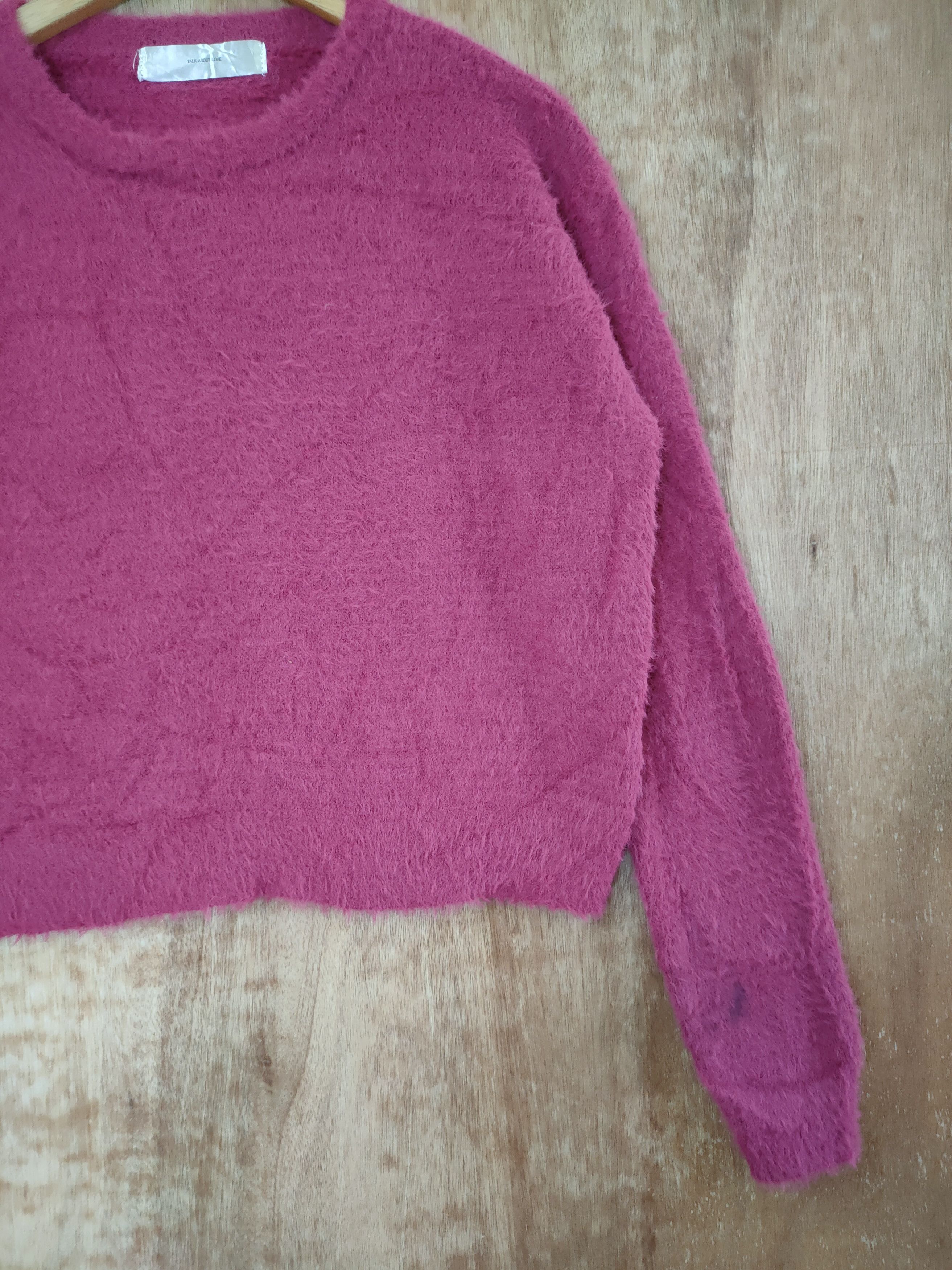 Homespun Knitwear DLL Talk About Love fur mohair shaggy knitwear #46-518 Size M / US 6-8 / IT 42-44 - 3 Thumbnail