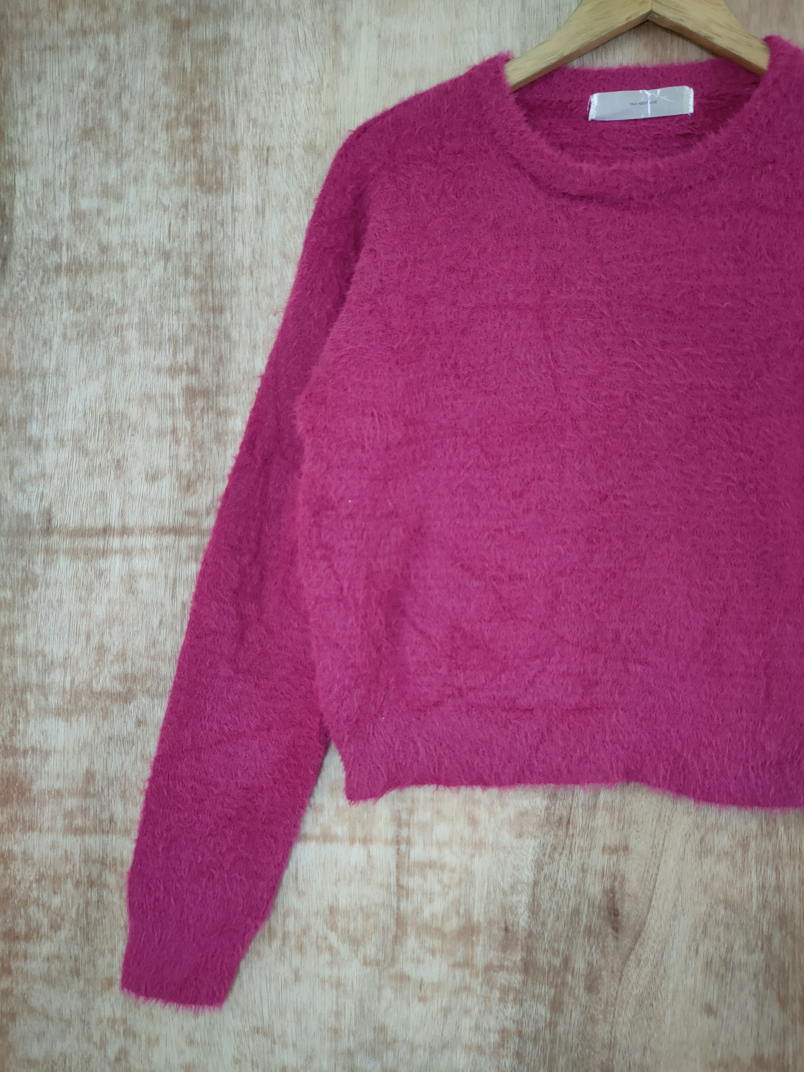 Homespun Knitwear DLL Talk About Love fur mohair shaggy knitwear #46-518 Size M / US 6-8 / IT 42-44 - 2 Thumbnail