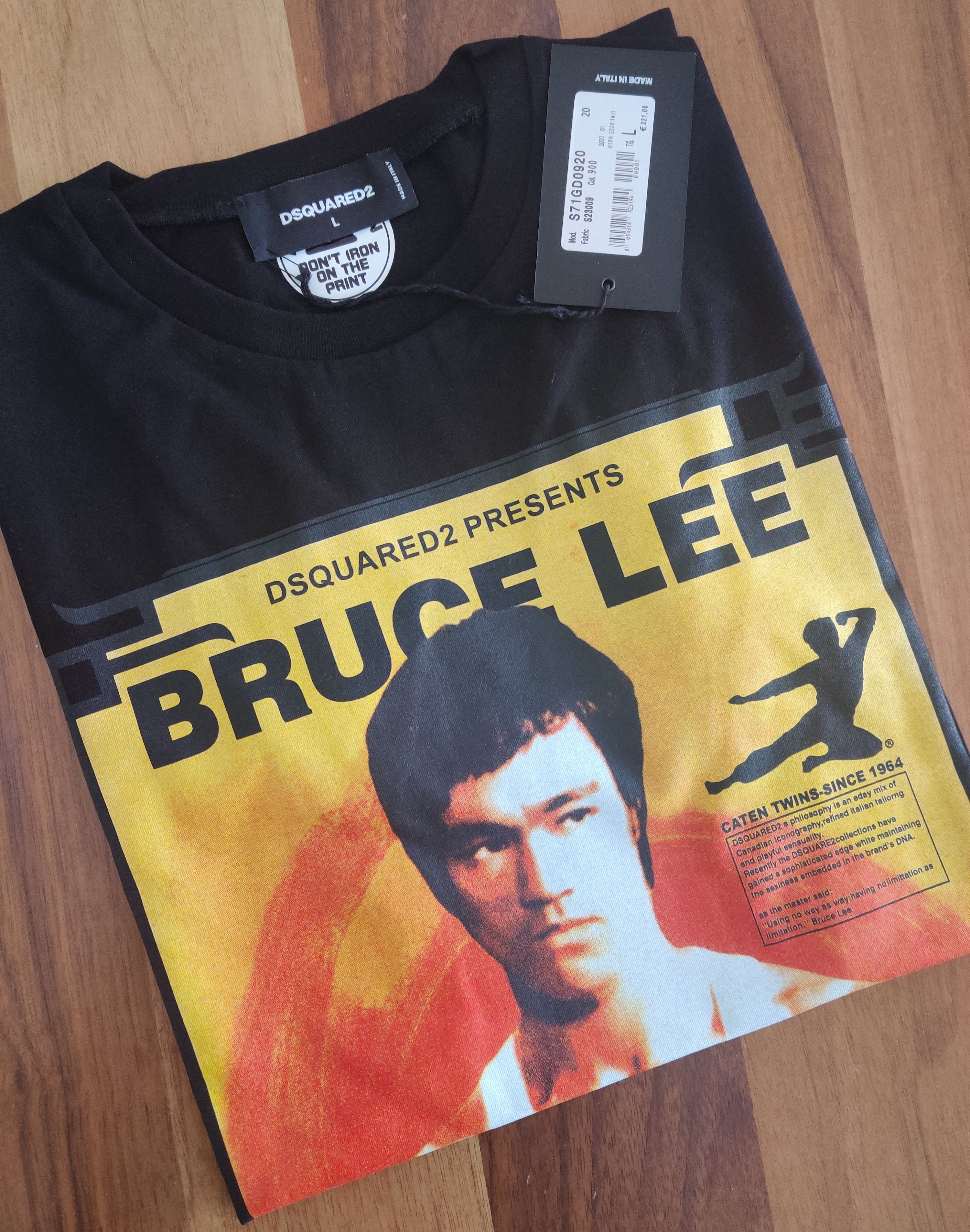 Dsquared2 Dsquared2 Bruce Lee Black T Shirt Grailed