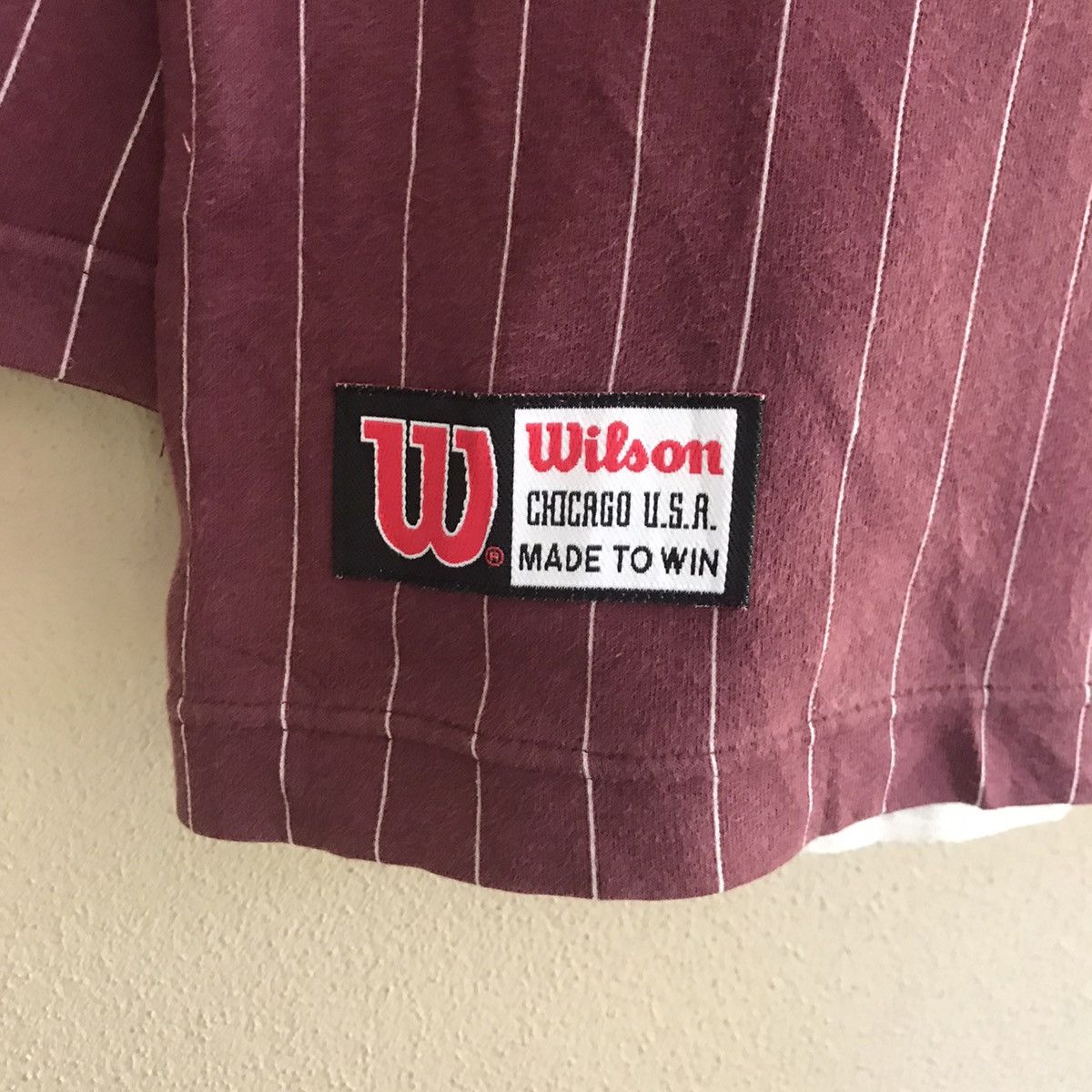 Vintage Wilson Chicago Usa long sleeve shirt/jersey Size US L / EU 52-54 / 3 - 6 Thumbnail