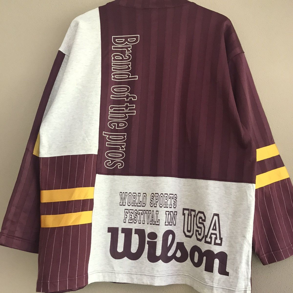 Vintage Wilson Chicago Usa long sleeve shirt/jersey Size US L / EU 52-54 / 3 - 9 Thumbnail