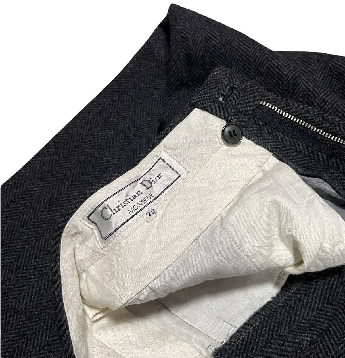 Christian Dior Monsieur CHRISTIAN DIOR PANTS WOOL Size US 26 / EU 42 - 3 Thumbnail