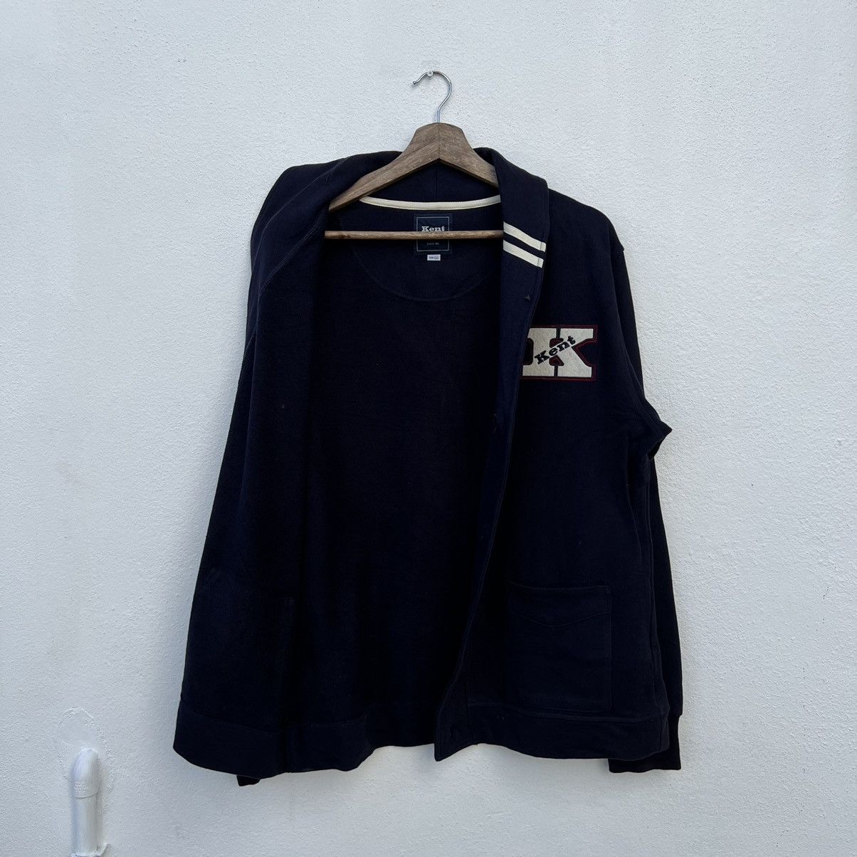 Japanese Brand VINTAGE KENT IN TRADITIONAL CARDIGAN BIG LOGO Size US L / EU 52-54 / 3 - 11 Thumbnail