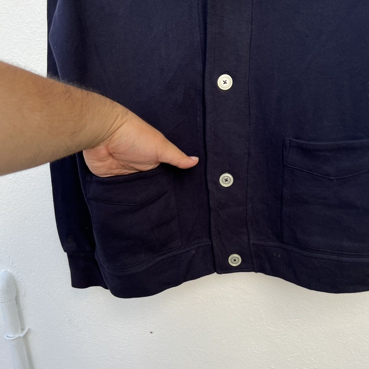 Japanese Brand VINTAGE KENT IN TRADITIONAL CARDIGAN BIG LOGO Size US L / EU 52-54 / 3 - 6 Thumbnail