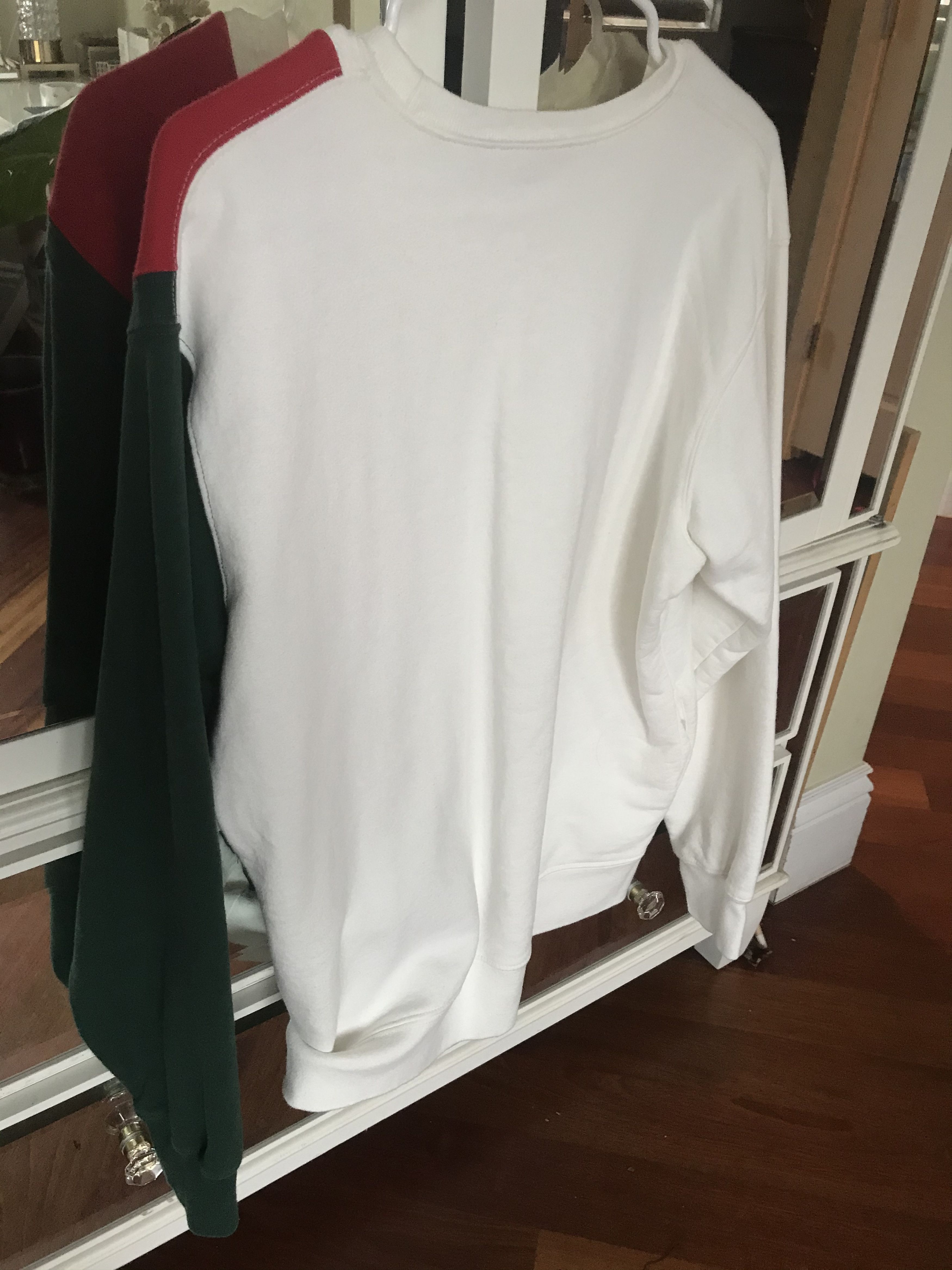 Supreme SS16 Supreme Panelled Tricolor Logo Crewneck Size US L / EU 52-54 / 3 - 2 Thumbnail