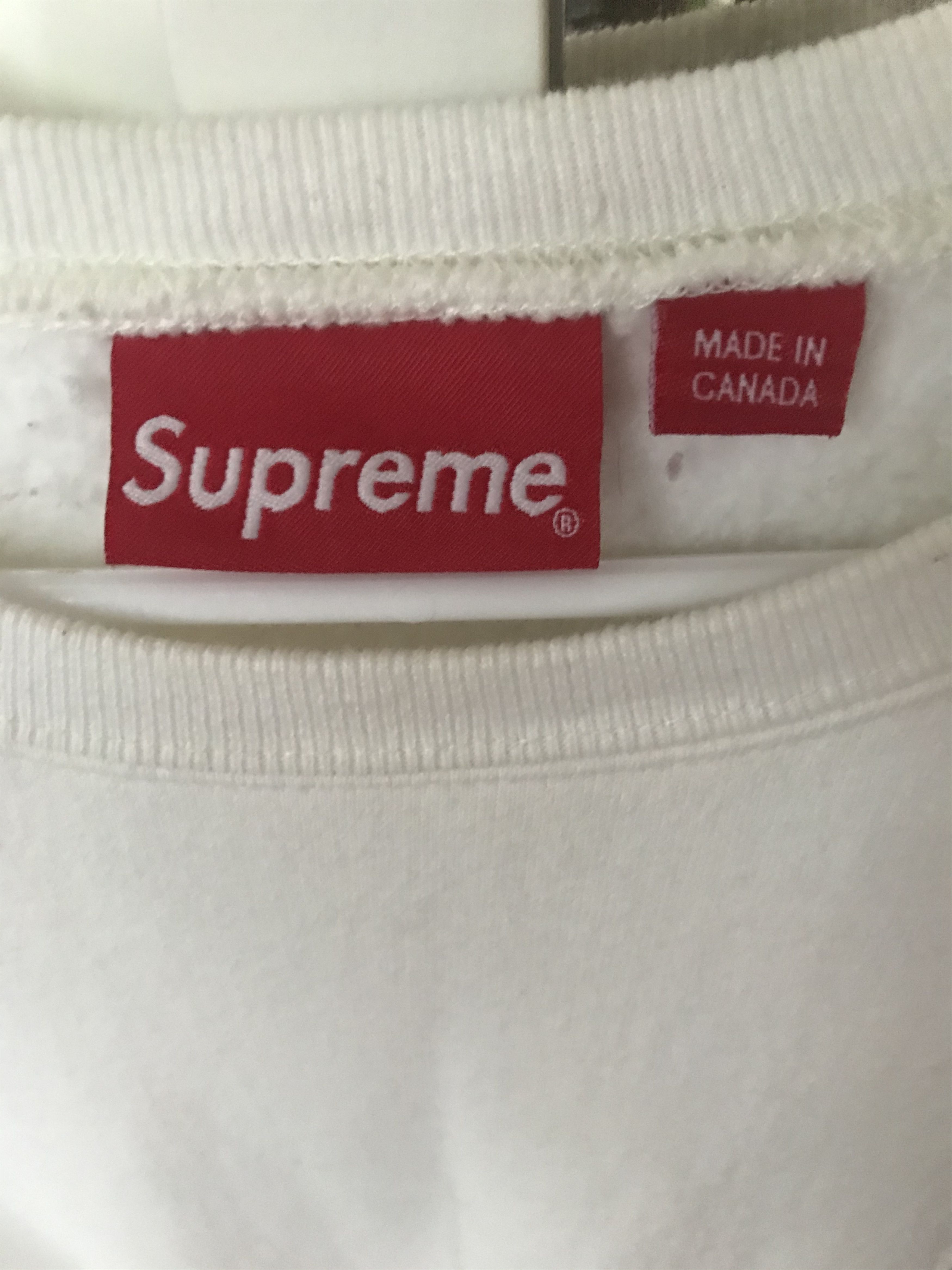 Supreme SS16 Supreme Panelled Tricolor Logo Crewneck Size US L / EU 52-54 / 3 - 3 Thumbnail