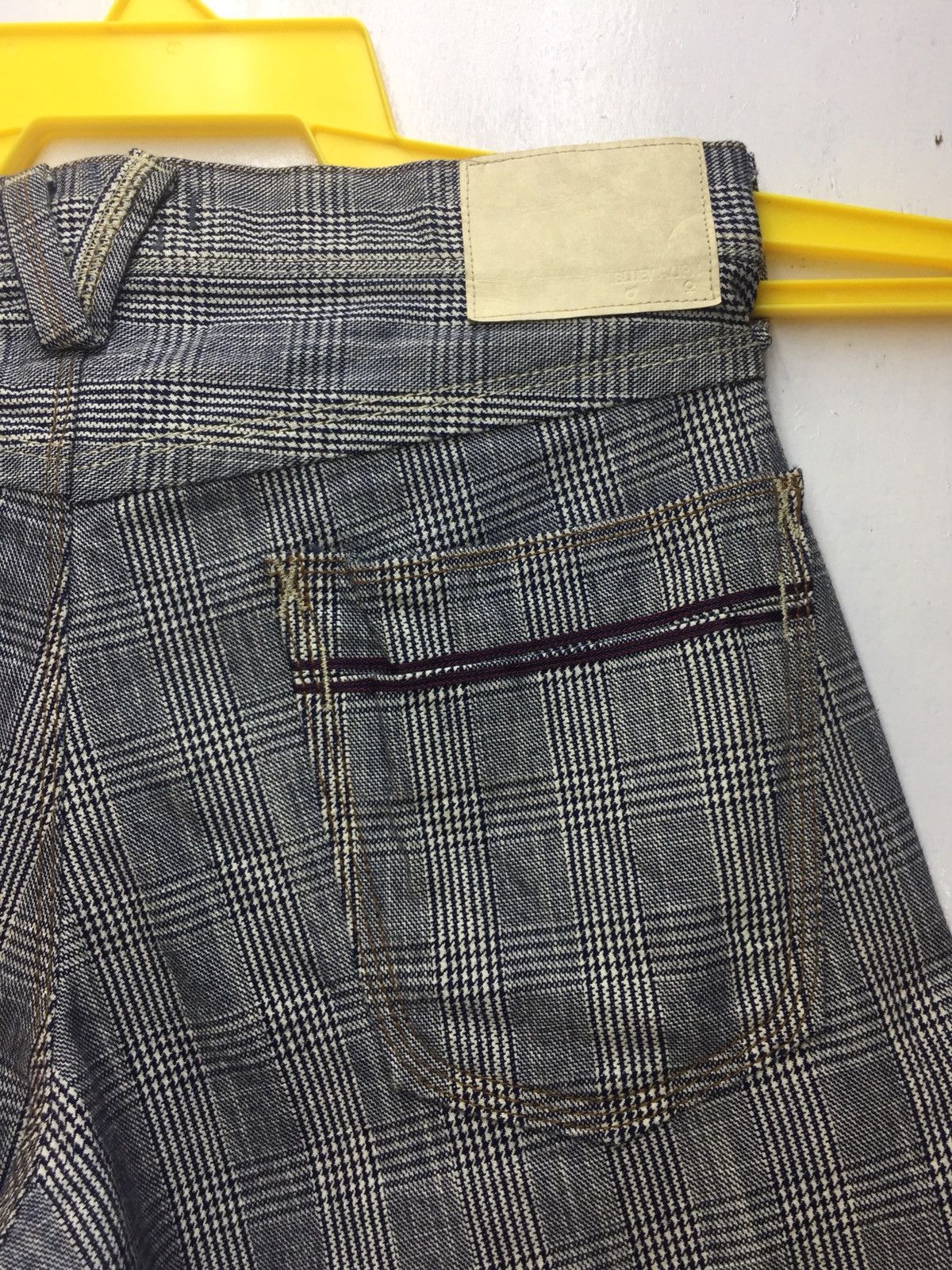 Other Rare!! Blue Way Punk Checkered Pants Size US 34 / EU 50 - 7 Thumbnail