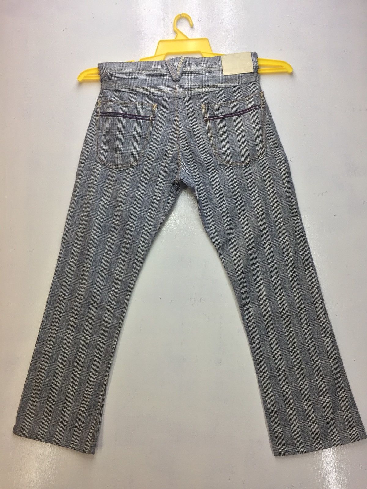 Other Rare!! Blue Way Punk Checkered Pants Size US 34 / EU 50 - 1 Thumbnail