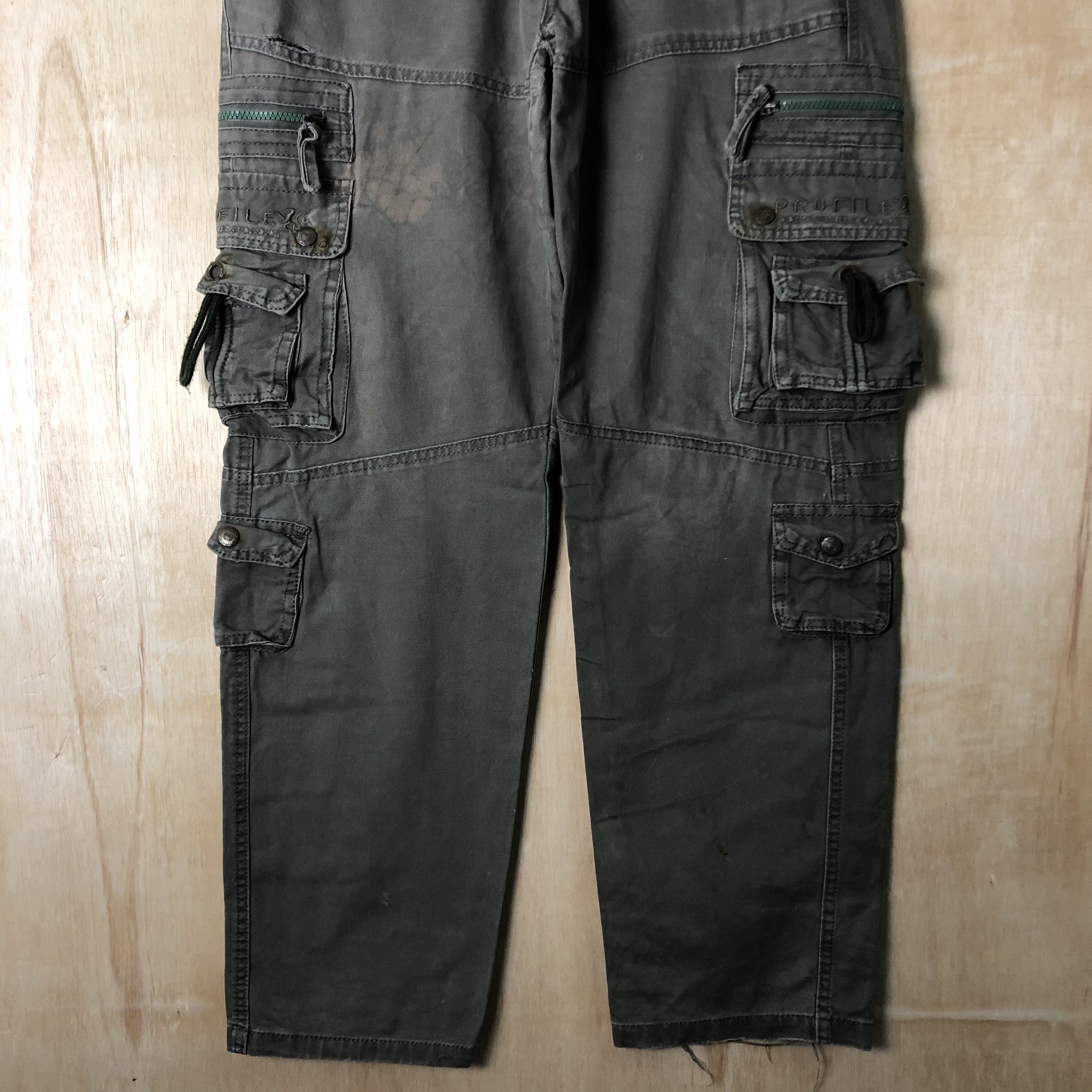 Japanese Brand DLL Japan multipocket tactical utility Cargo Pants #c003 Size US 35 - 3 Thumbnail