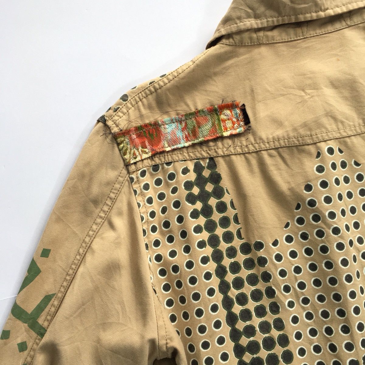 Japanese Brand Rare! PPFM Patchwork Parachute M65 Overprint Multi Jacket Size US L / EU 52-54 / 3 - 7 Thumbnail