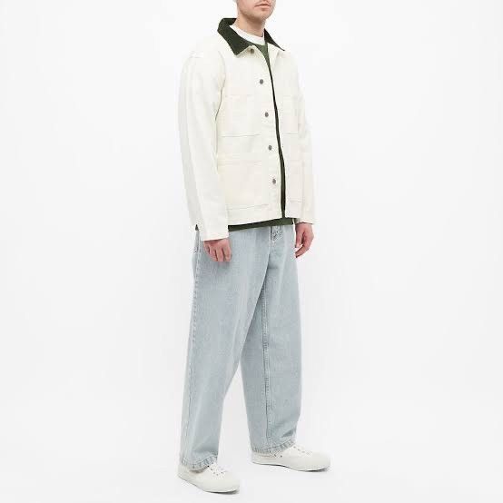 Stussy cord collar chore jacket Size US XL / EU 56 / 4 - 1 Thumbnail
