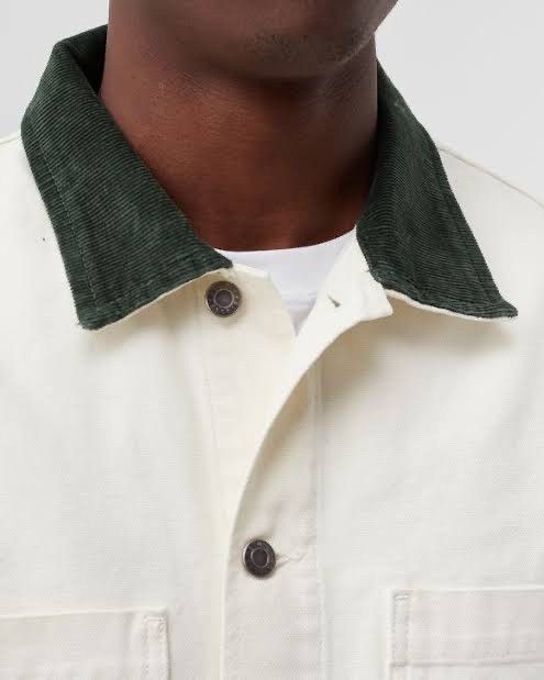 Stussy cord collar chore jacket Size US XL / EU 56 / 4 - 3 Thumbnail