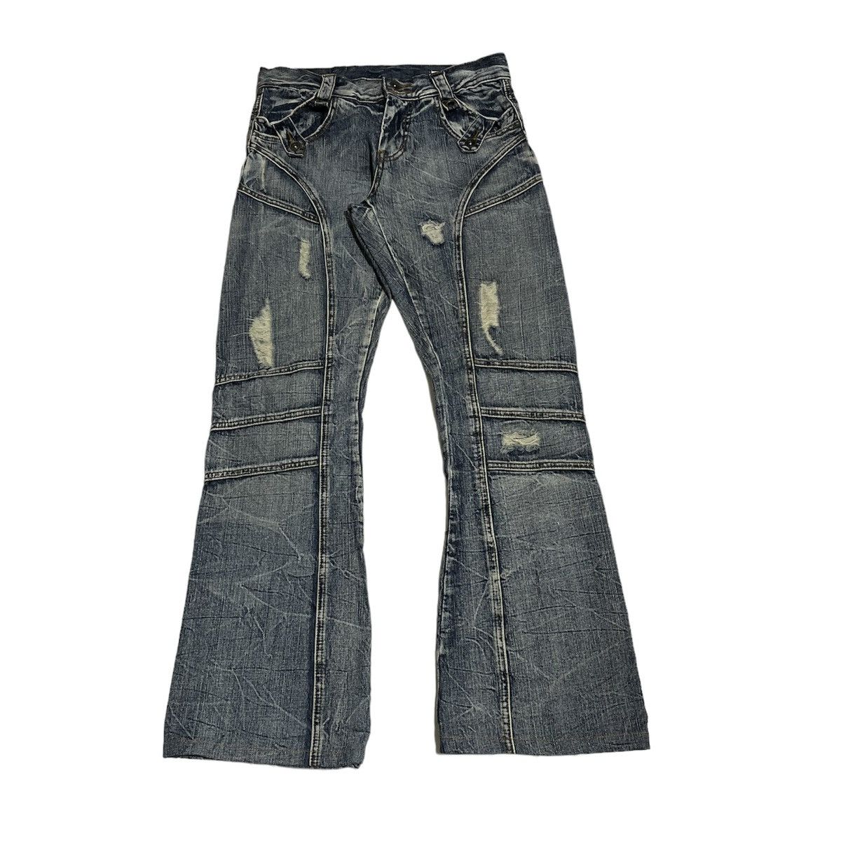 00’s “semantic design” clash black denim Semantic Design Denim | Grailed