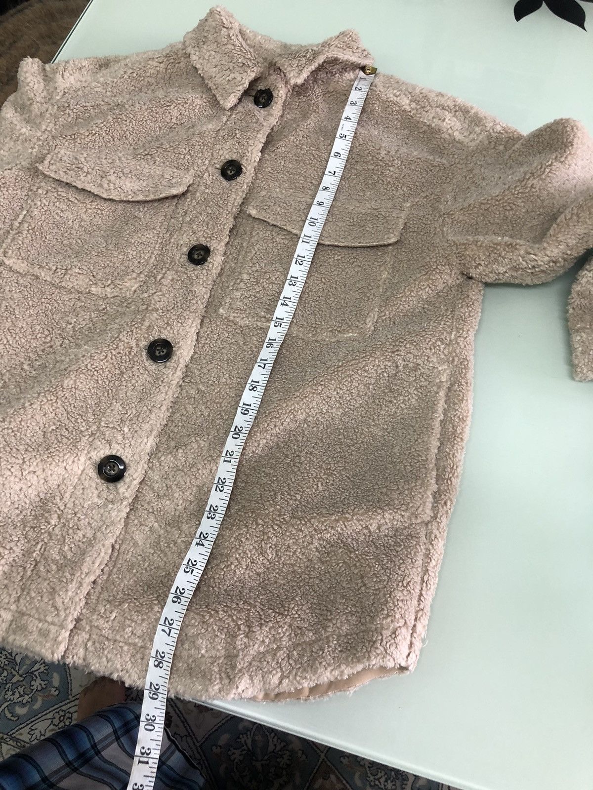 Rare❗️Vintage GU Deep Pile Fleece Button Up Shirt/Jacket