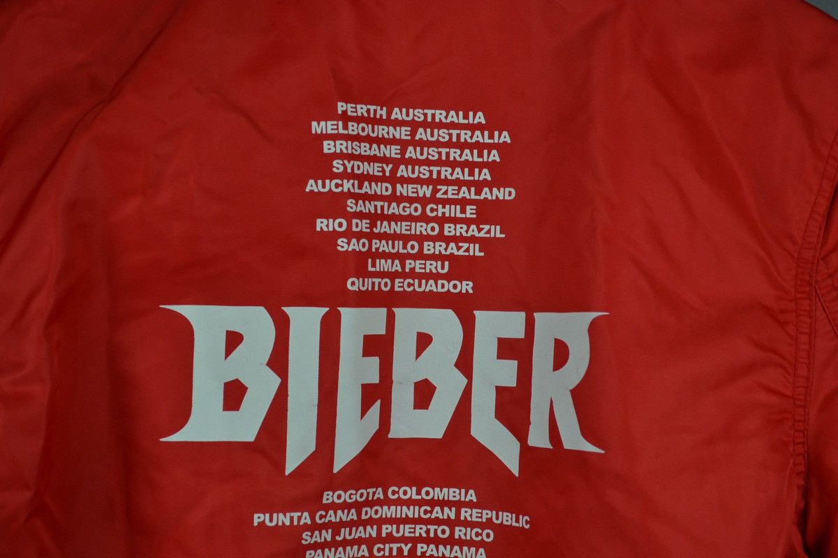 H&M × Justin Bieber Justin Bieber Team Bomber Jacket Purpose Tour 2017 Red XS Size US XS / EU 42 / 0 - 6 Thumbnail