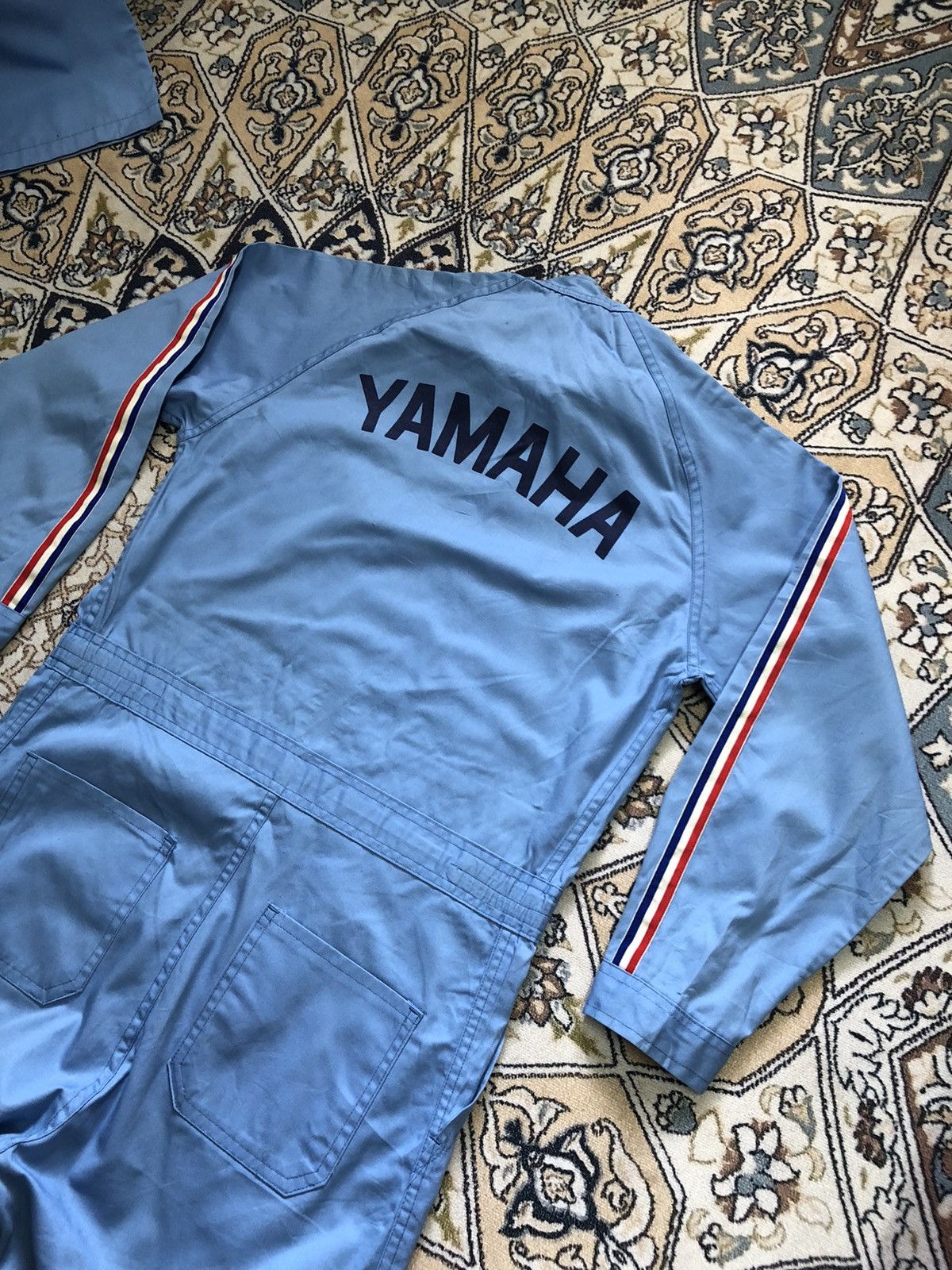 Yamaha Vintage 90s Yamaha Racing Team Big Logo Coverall/Jumpsuit Size US S / EU 44-46 / 1 - 13 Thumbnail