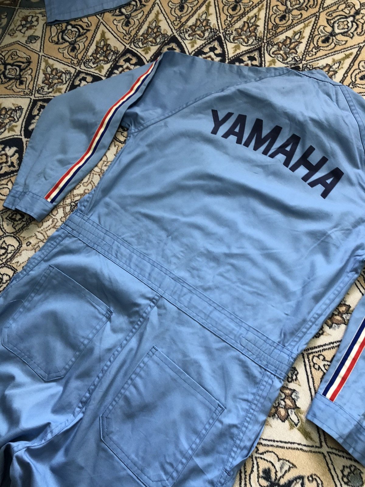 Yamaha Vintage 90s Yamaha Racing Team Big Logo Coverall/Jumpsuit Size US S / EU 44-46 / 1 - 9 Thumbnail
