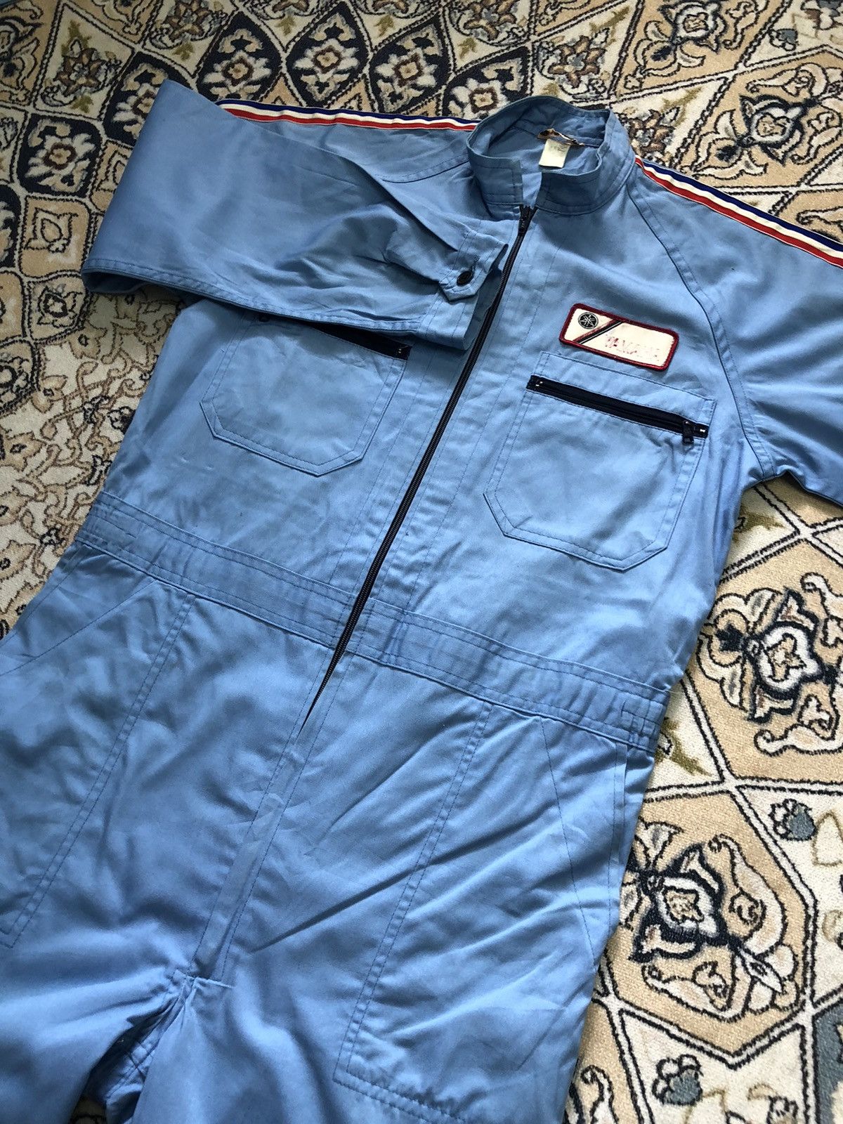Yamaha Vintage 90s Yamaha Racing Team Big Logo Coverall/Jumpsuit Size US S / EU 44-46 / 1 - 20 Thumbnail
