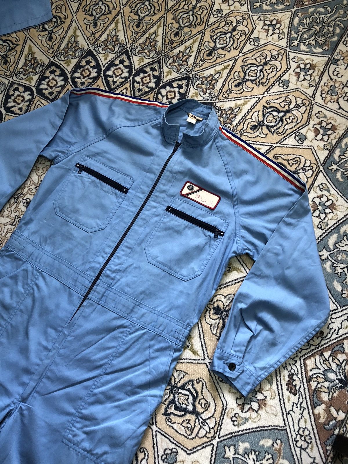 Yamaha Vintage 90s Yamaha Racing Team Big Logo Coverall/Jumpsuit Size US S / EU 44-46 / 1 - 14 Thumbnail