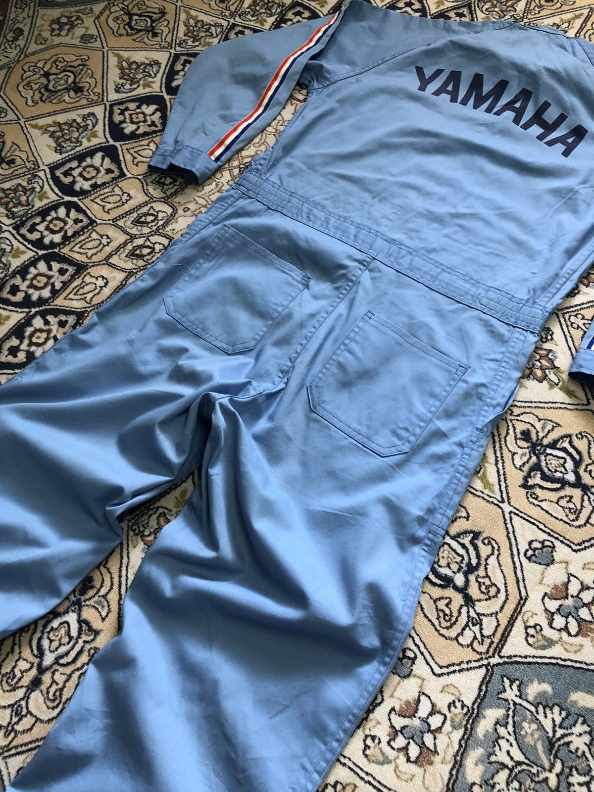 Yamaha Vintage 90s Yamaha Racing Team Big Logo Coverall/Jumpsuit Size US S / EU 44-46 / 1 - 10 Thumbnail