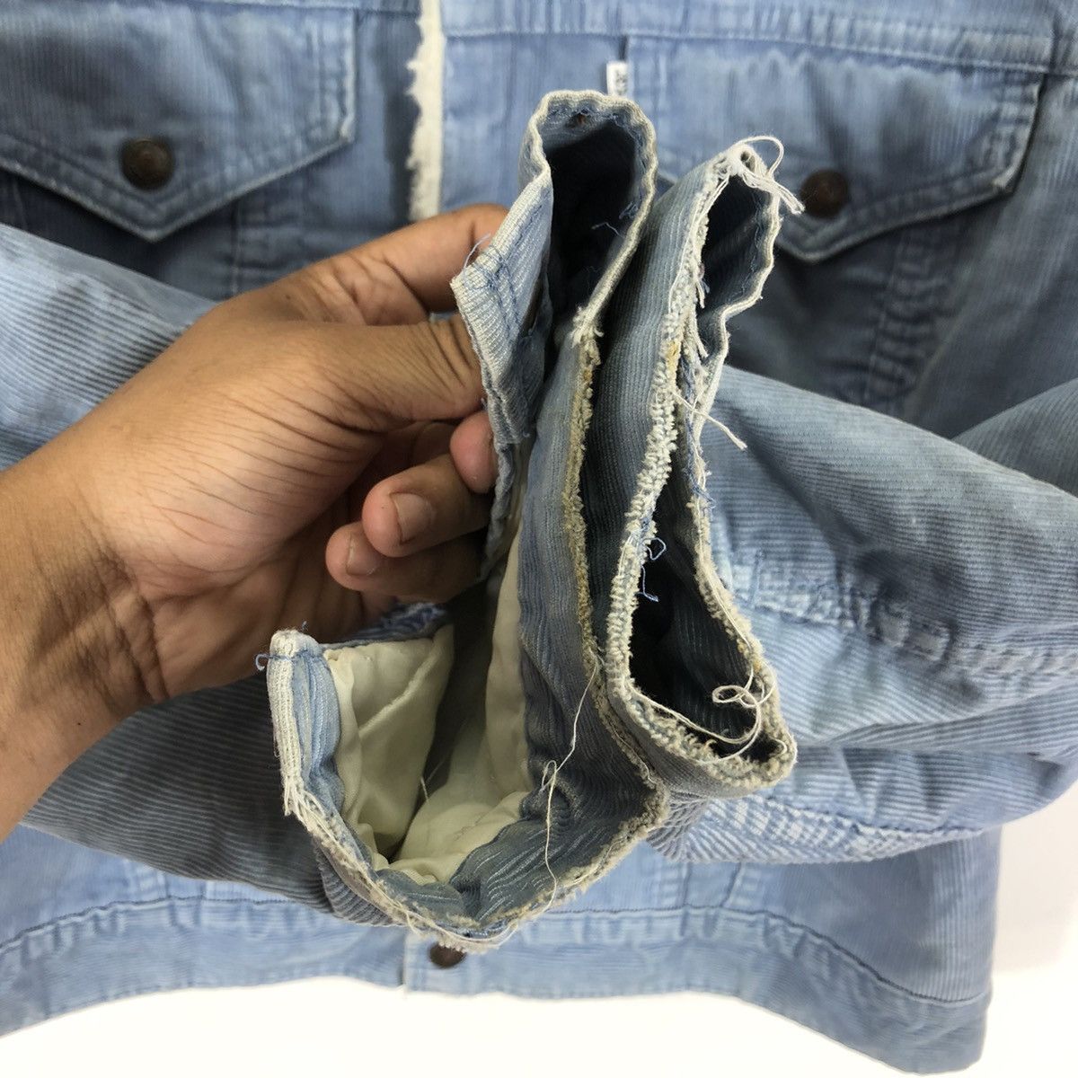 Levi's × Levi's Vintage Clothing × Vintage VINTAGE LEVIS CORDUROY SHERPA TRUCKERS JACKET Size US M / EU 48-50 / 2 - 6 Thumbnail