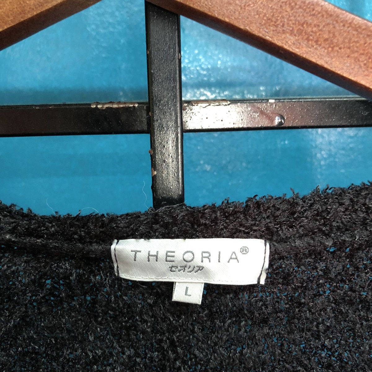 Japanese Brand The Oria Black fleece Shag Shaggy Fur Mohair Knitwear #6574 Size L / US 10 / IT 46 - 7 Thumbnail