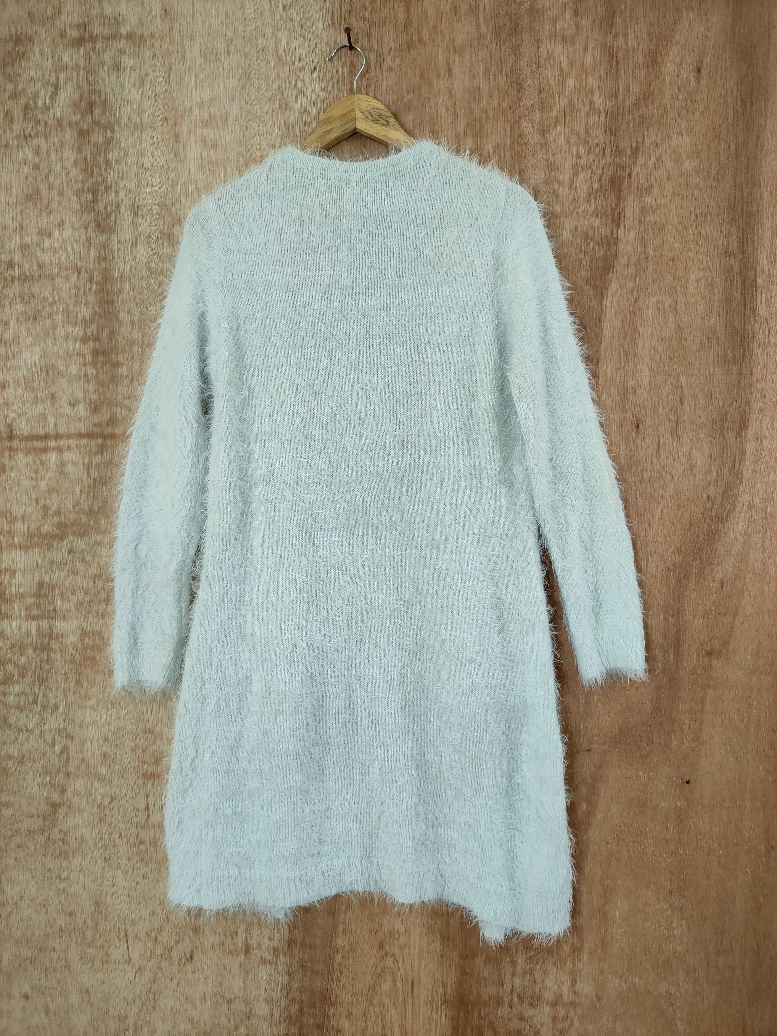Homespun Knitwear × Japanese Brand DL Japan long cardigan knitwear fur mohair shaggy #46-586 Size M / US 6-8 / IT 42-44 - 9 Thumbnail
