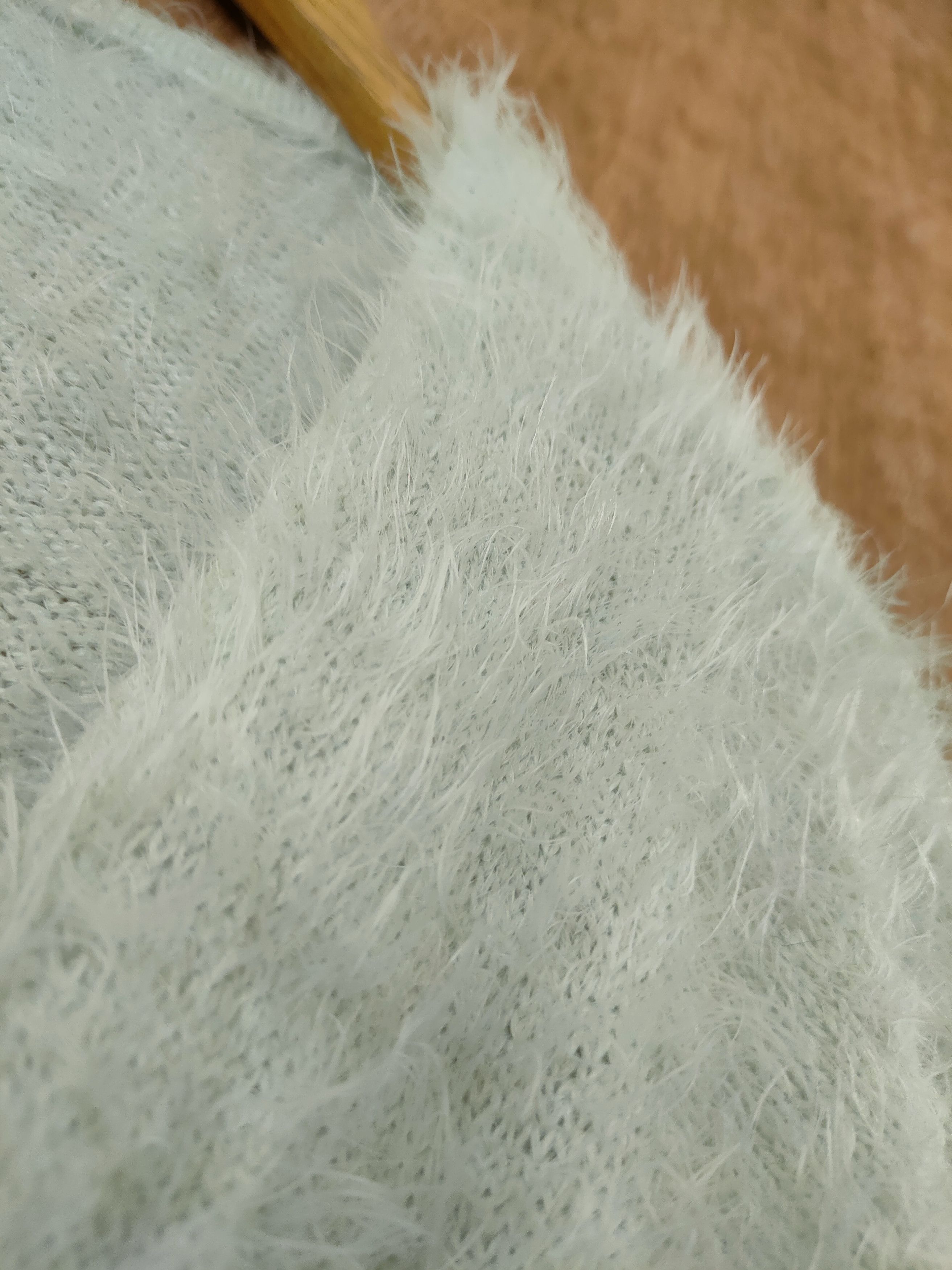 Homespun Knitwear × Japanese Brand DL Japan long cardigan knitwear fur mohair shaggy #46-586 Size M / US 6-8 / IT 42-44 - 5 Thumbnail