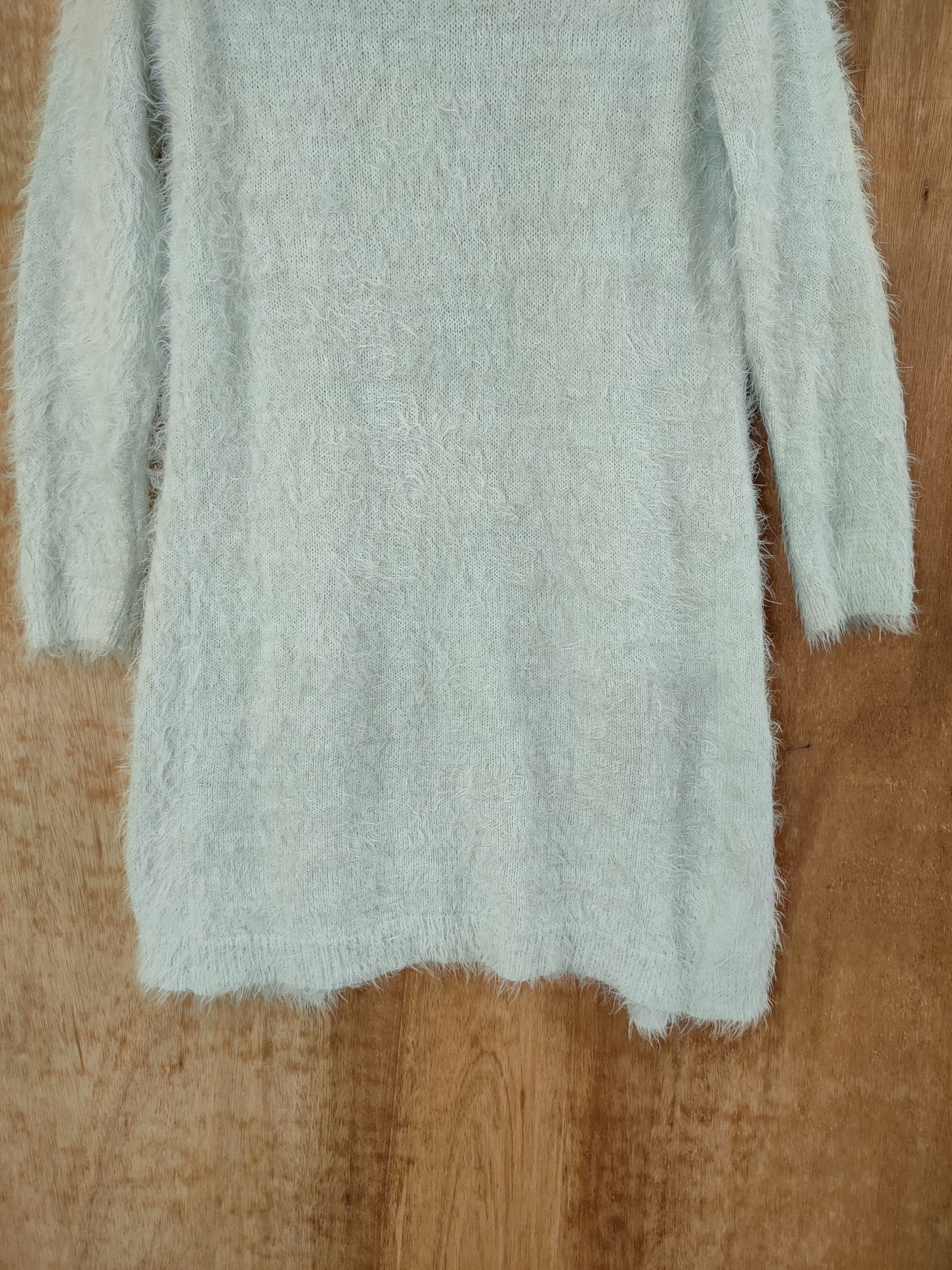 Homespun Knitwear × Japanese Brand DL Japan long cardigan knitwear fur mohair shaggy #46-586 Size M / US 6-8 / IT 42-44 - 10 Thumbnail
