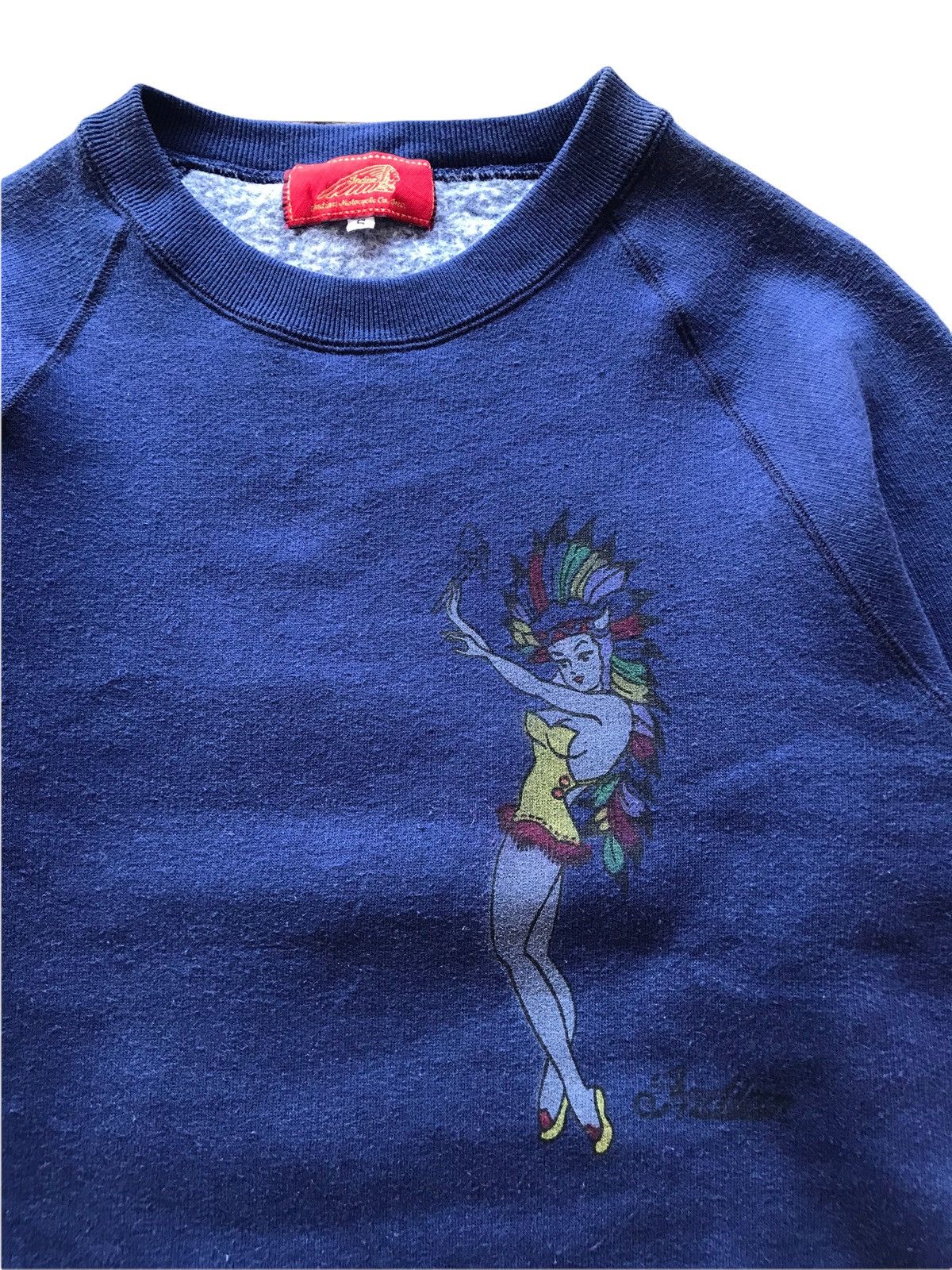 Indian Motorcycle Indian Motorcycle Co Inc Blue Sweatshirt Size US S / EU 44-46 / 1 - 2 Thumbnail