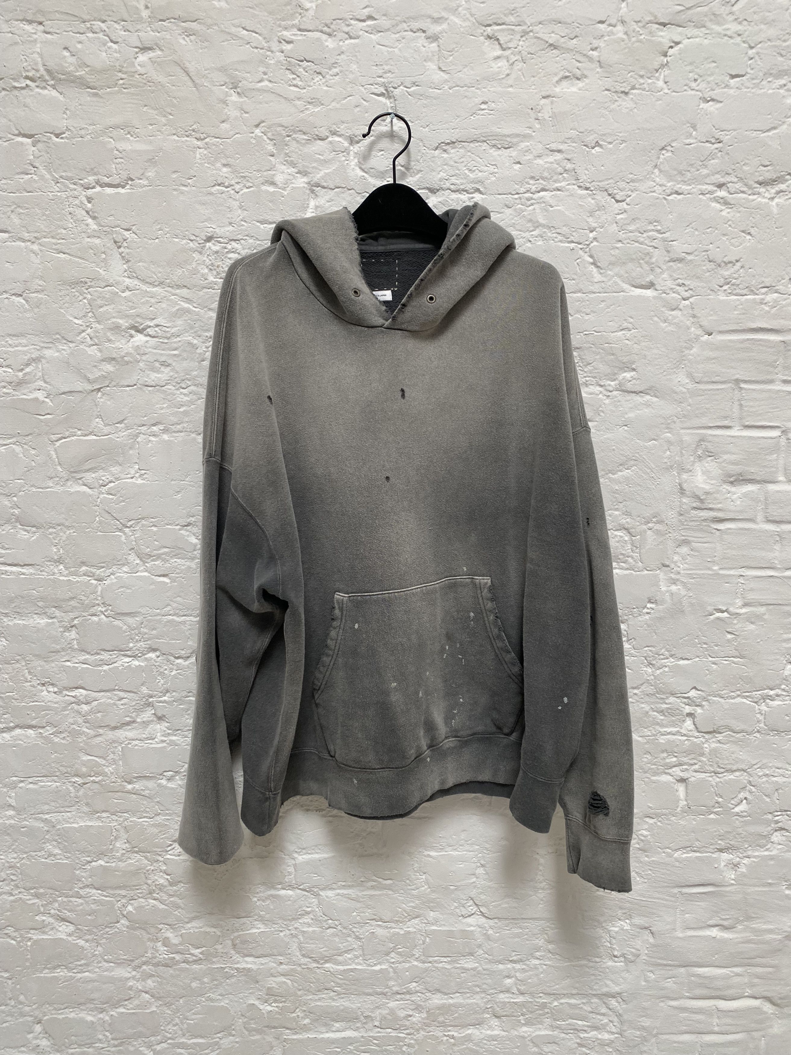 image of Visvim Crush Hoodie Size 4 in Grey, Men's