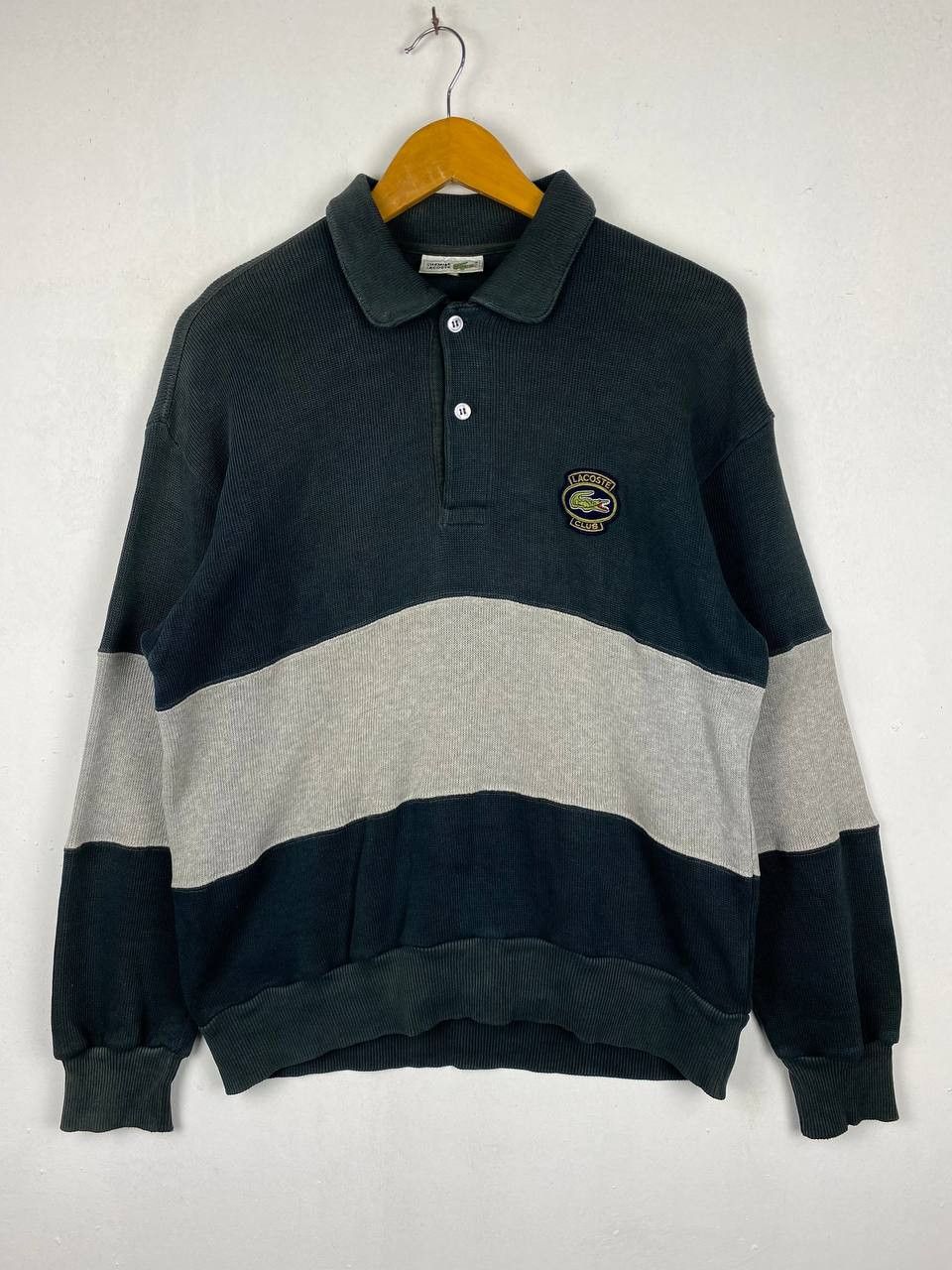 Lacoste Vintage chemise Lacoste Sweatshirt nice design Size US L / EU 52-54 / 3 - 1 Thumbnail