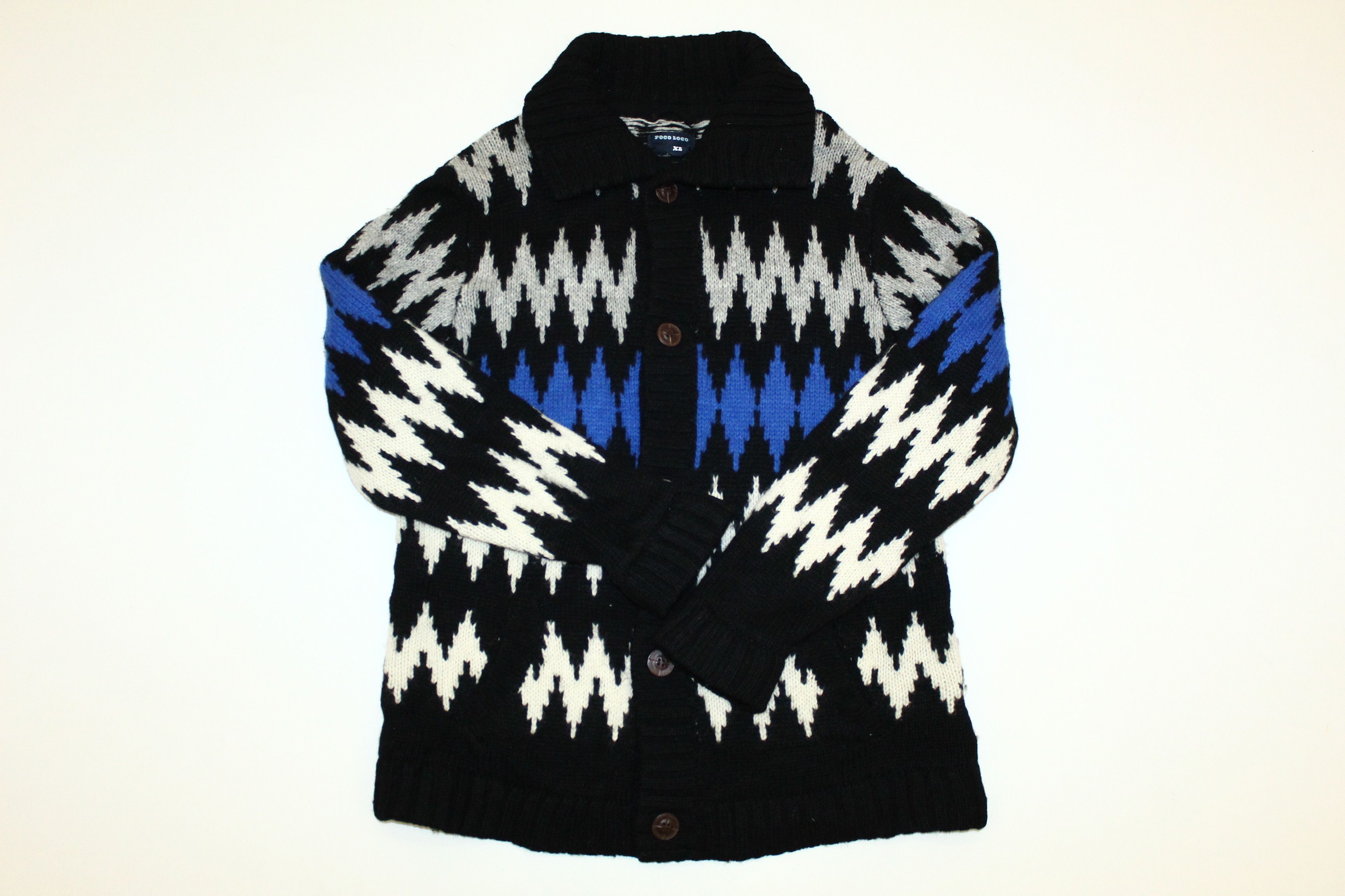 Pendleton AW'93 Poco Loco Plaspen Cowichan Knit Cardigan Size US XXL / EU 58 / 5 - 1 Thumbnail