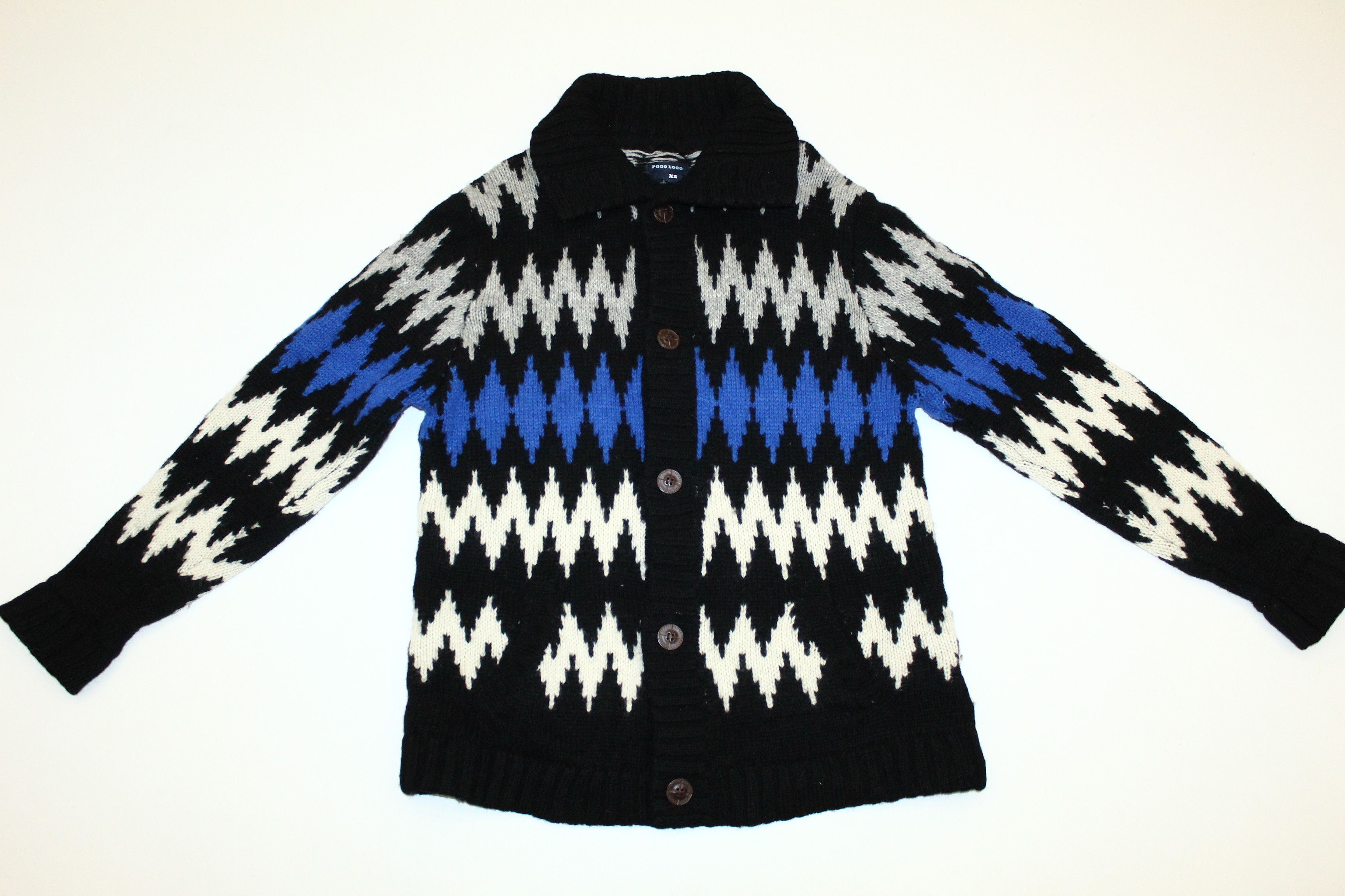 Pendleton AW'93 Poco Loco Plaspen Cowichan Knit Cardigan Size US XXL / EU 58 / 5 - 2 Thumbnail