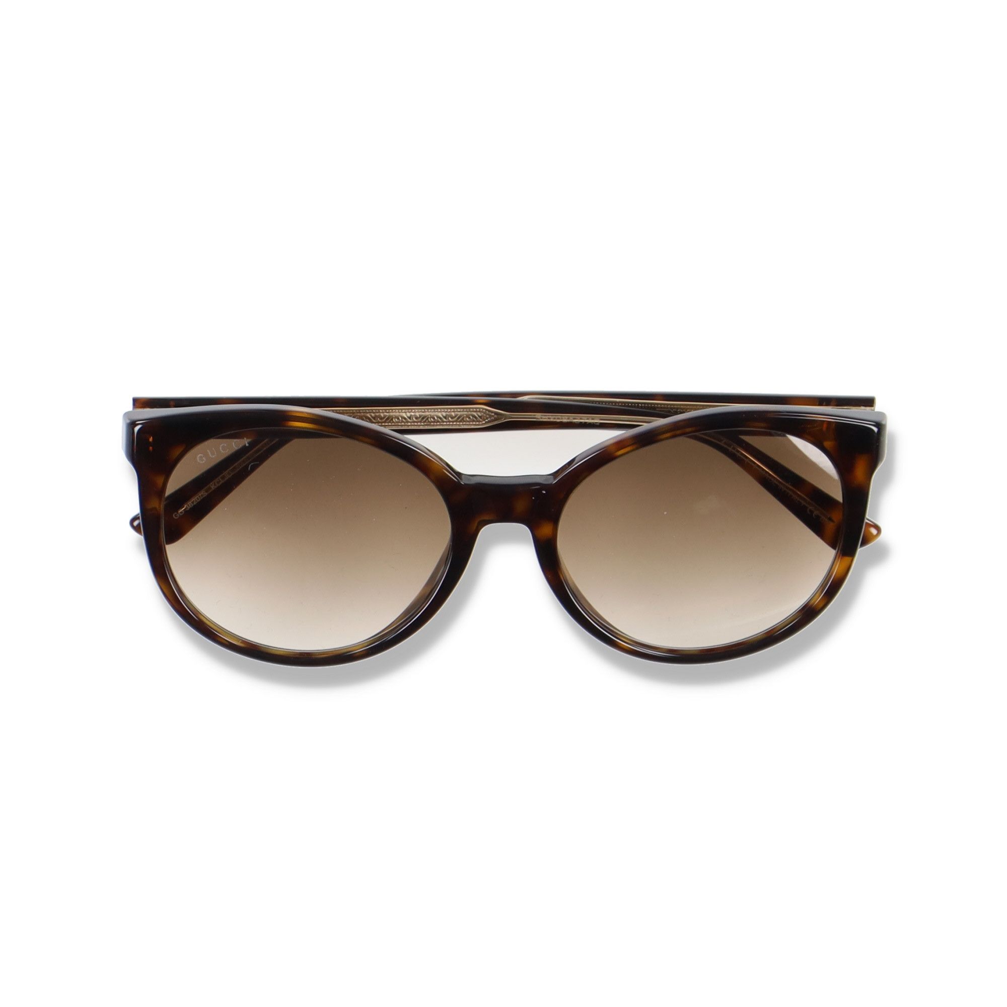 Gucci Tortoiseshell Havana Brown Lens Sunglasses Size ONE SIZE - 1 Thumbnail
