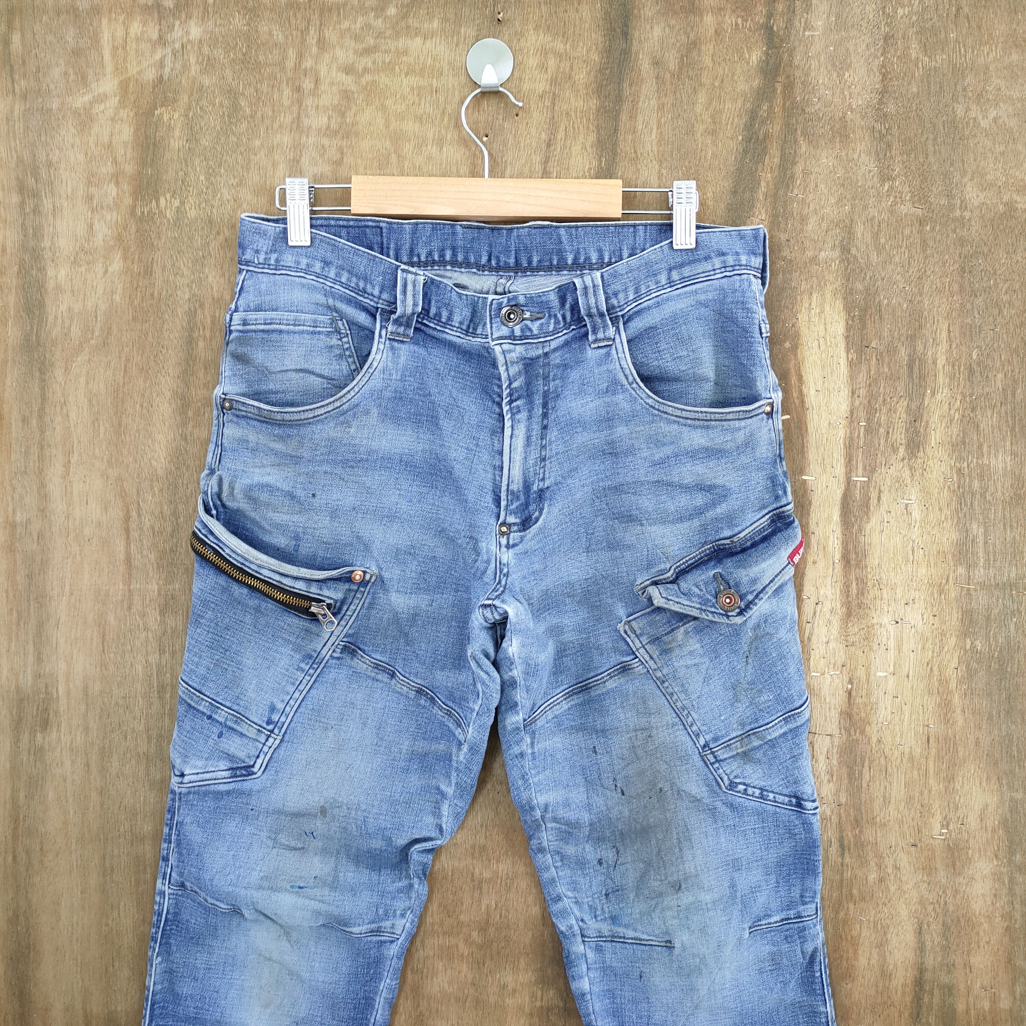 If Six Was Nine × Japanese Brand × Vintage VINTAGE JAPANESE BRAND FADED CARGO PANTS Size US 31 - 3 Thumbnail