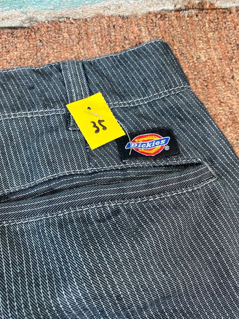 Dickies vintage dickies cargo pants hickory stripe distressed Size US 35 - 5 Thumbnail