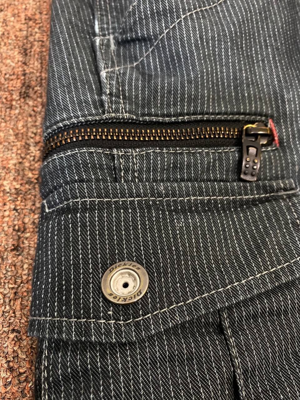 Dickies vintage dickies cargo pants hickory stripe distressed Size US 35 - 9 Thumbnail