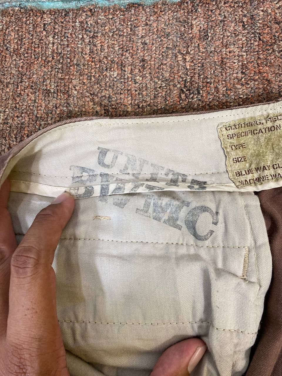 Japanese Brand vintage blue way military cargo pants nice design Size US 34 / EU 50 - 11 Thumbnail