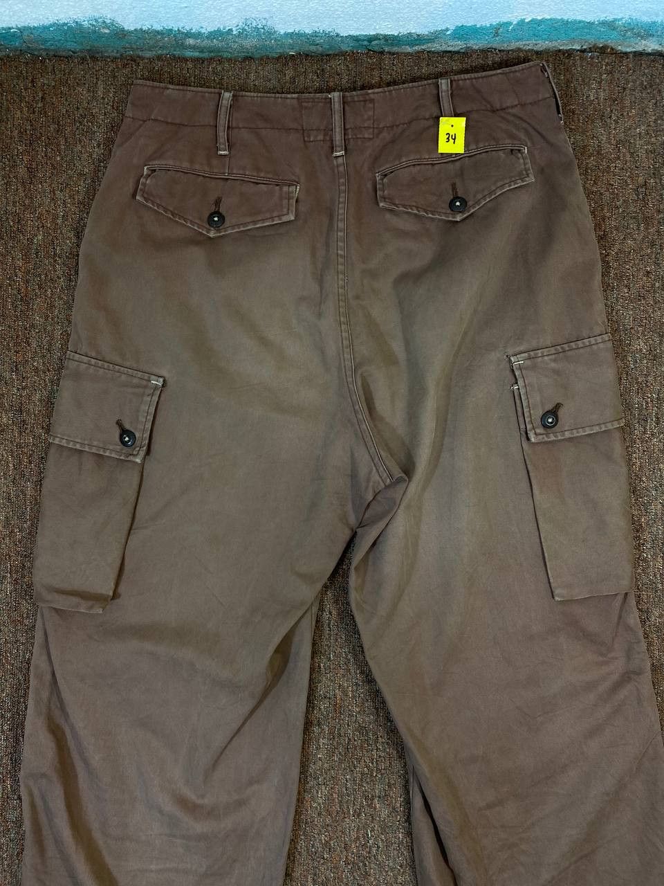 Japanese Brand vintage blue way military cargo pants nice design Size US 34 / EU 50 - 4 Thumbnail