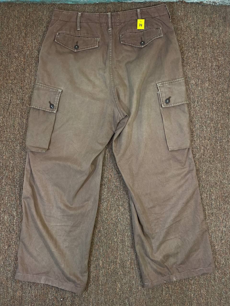 Japanese Brand vintage blue way military cargo pants nice design Size US 34 / EU 50 - 1 Thumbnail