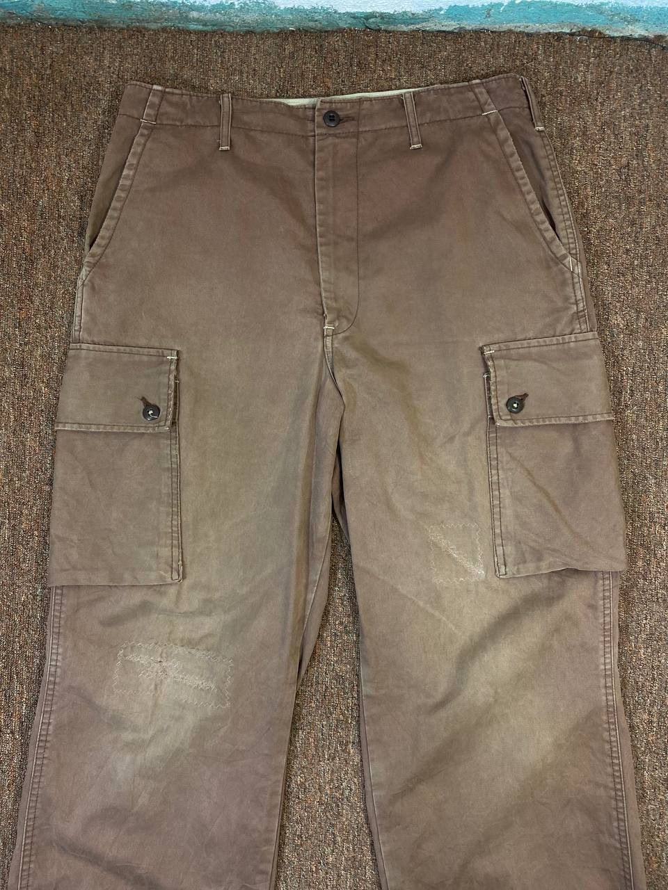 Japanese Brand vintage blue way military cargo pants nice design Size US 34 / EU 50 - 2 Thumbnail