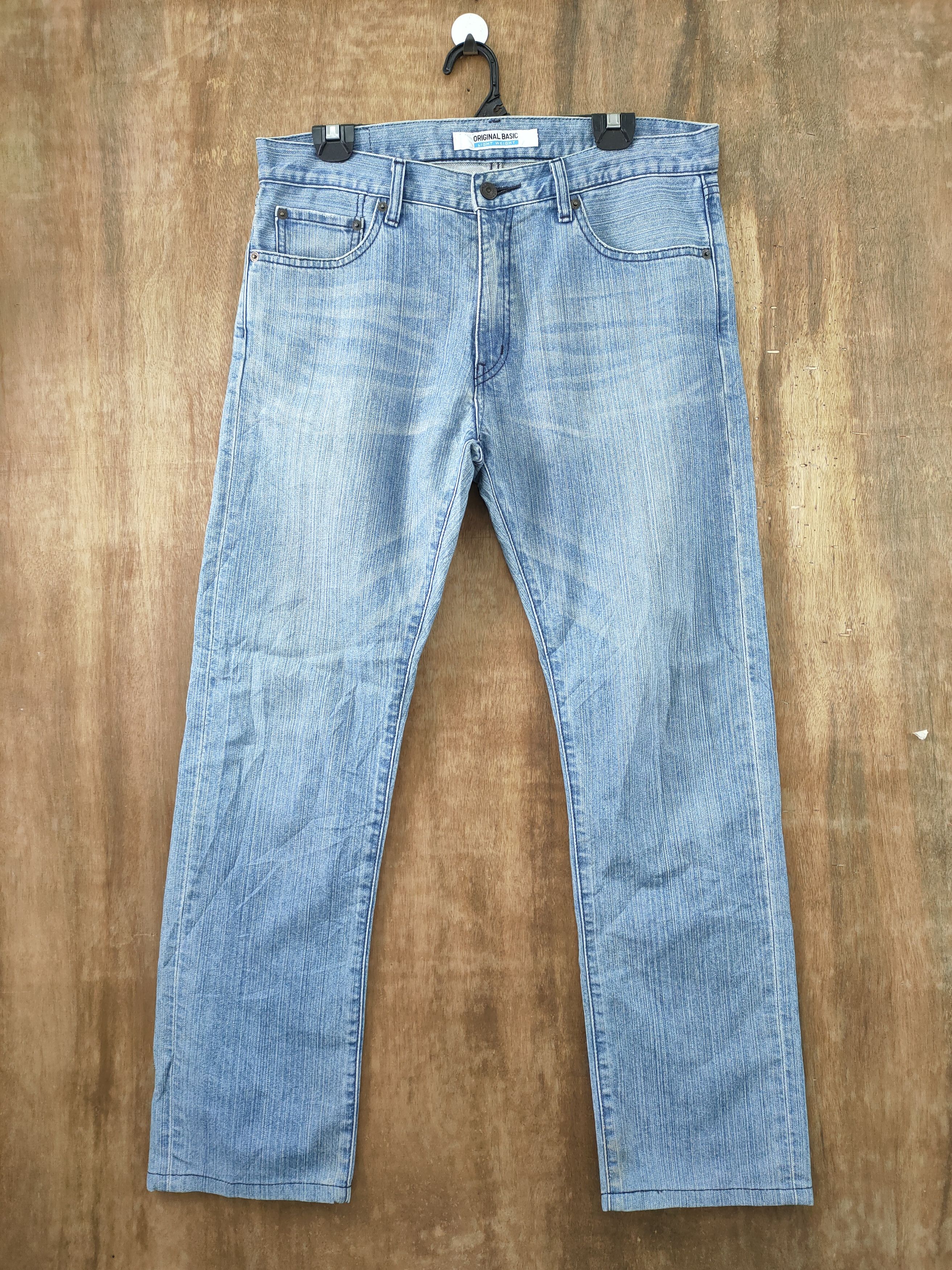 VINTAGE JAPANESE BRAND ORIGINAL JEANS DENIM FADED PANTS
