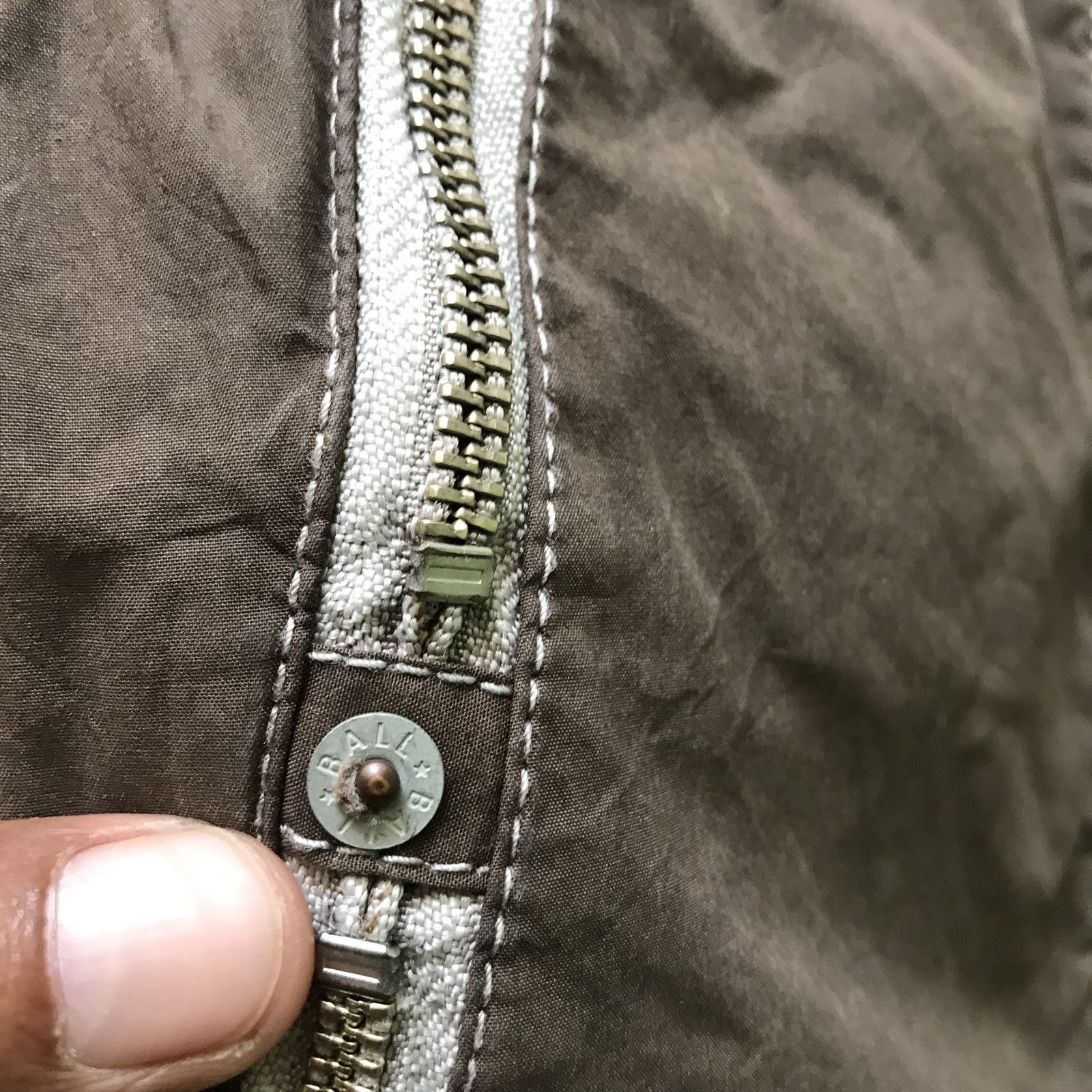 Designer Ball Japanese Zipper Design Military Jacket Made In Japan Size US L / EU 52-54 / 3 - 10 Thumbnail