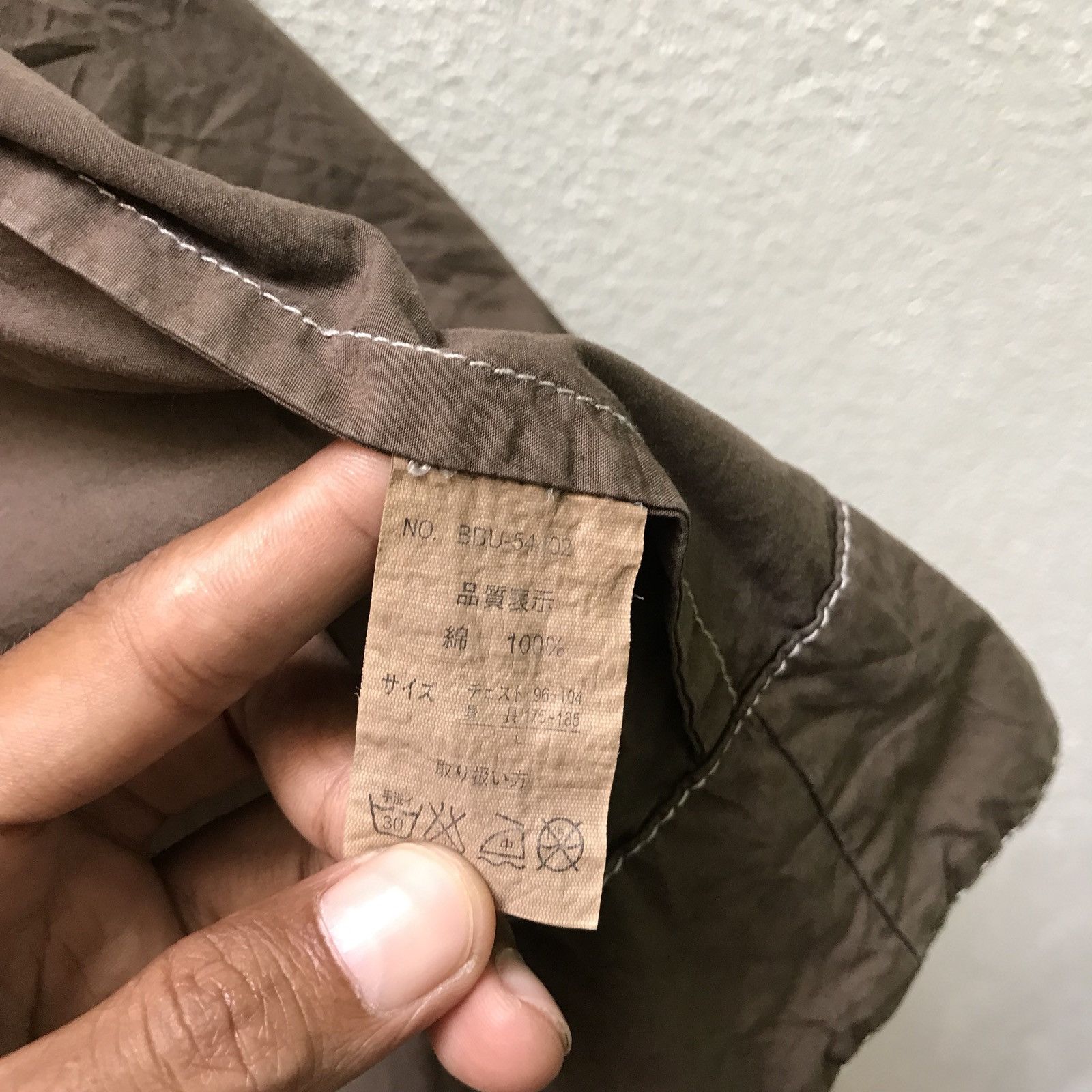 Designer Ball Japanese Zipper Design Military Jacket Made In Japan Size US L / EU 52-54 / 3 - 14 Thumbnail