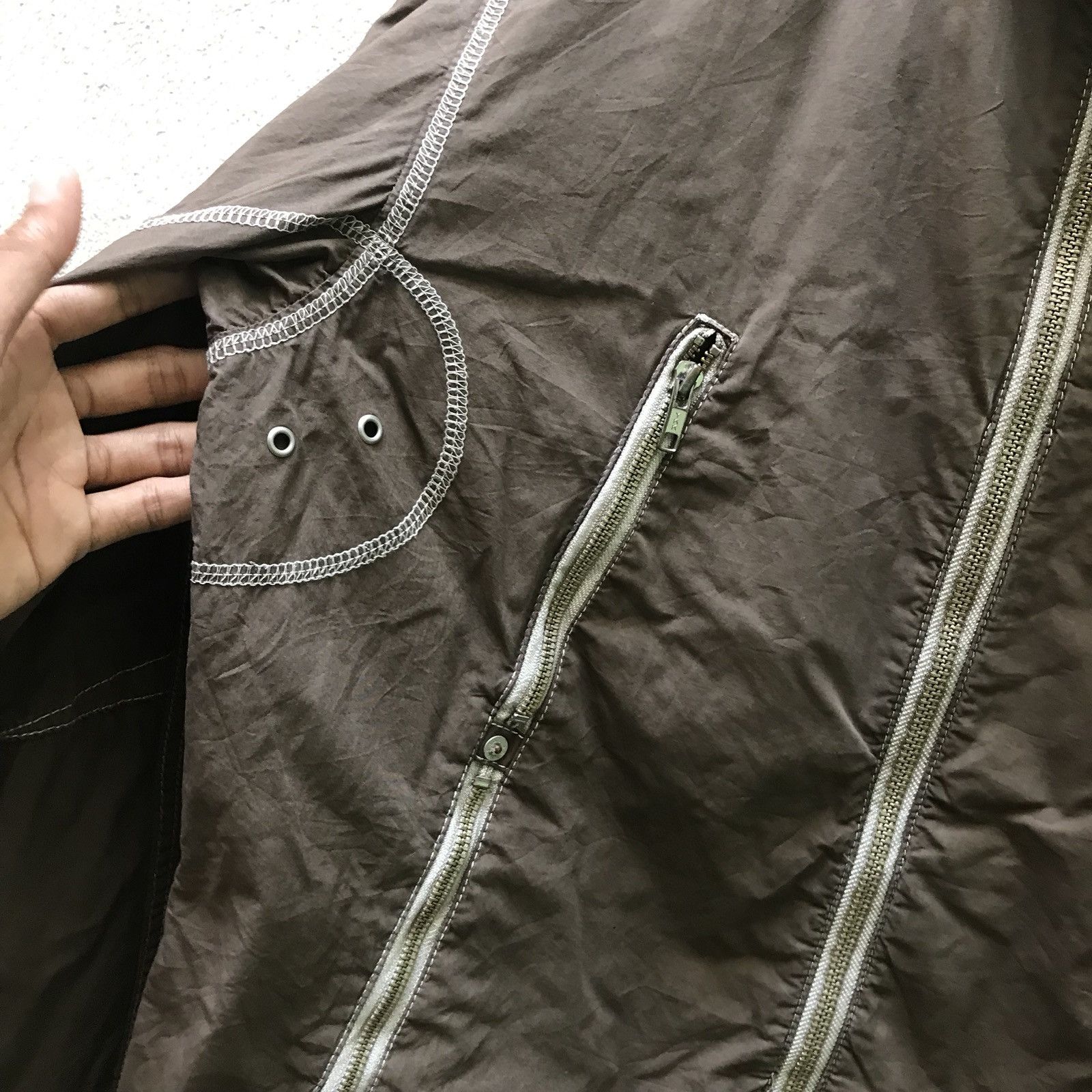 Designer Ball Japanese Zipper Design Military Jacket Made In Japan Size US L / EU 52-54 / 3 - 9 Thumbnail