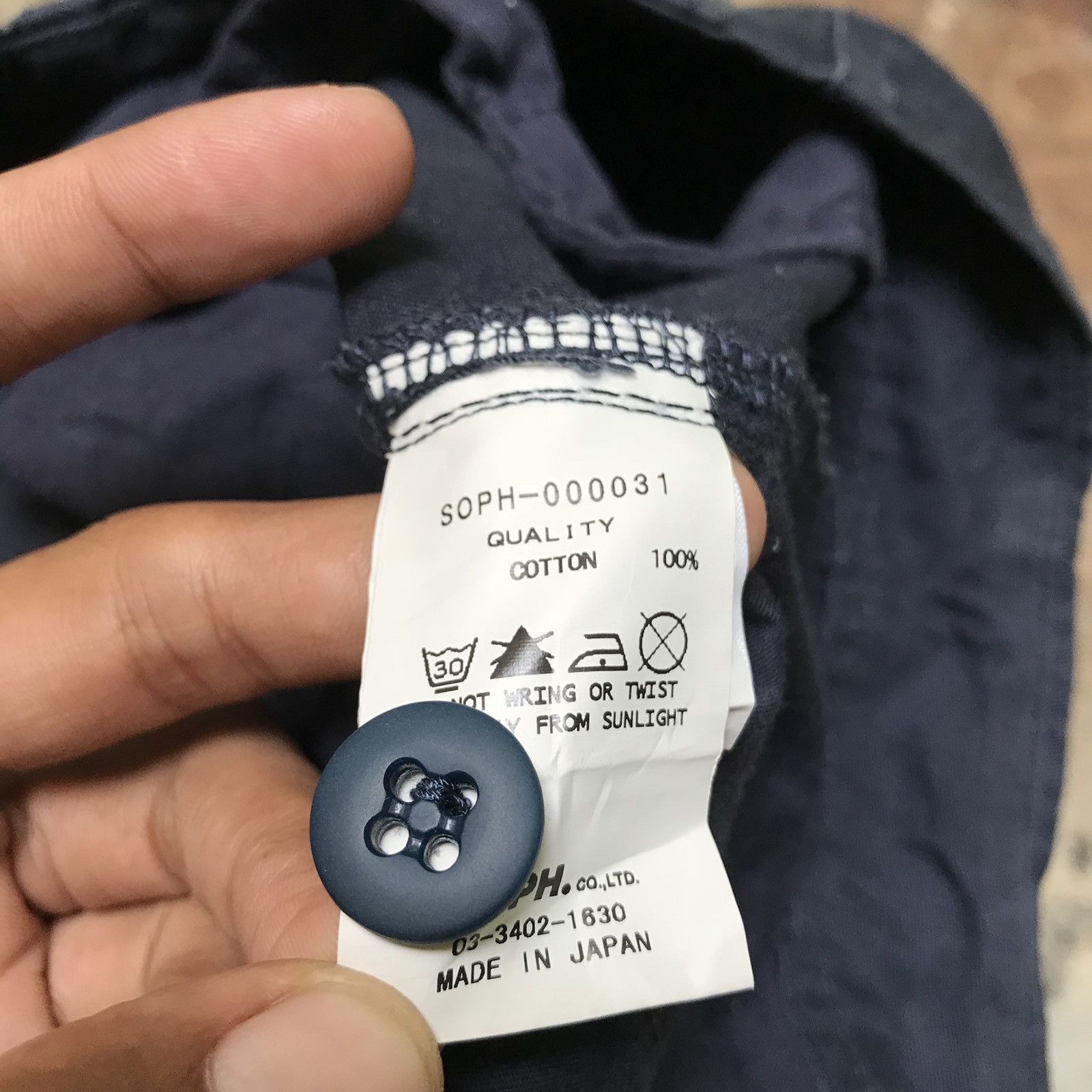 Sophnet. 🔥FINAL DROP🔥Sophnet Navy Blue Trouser Uniform Experiment Size US 32 / EU 48 - 11 Thumbnail