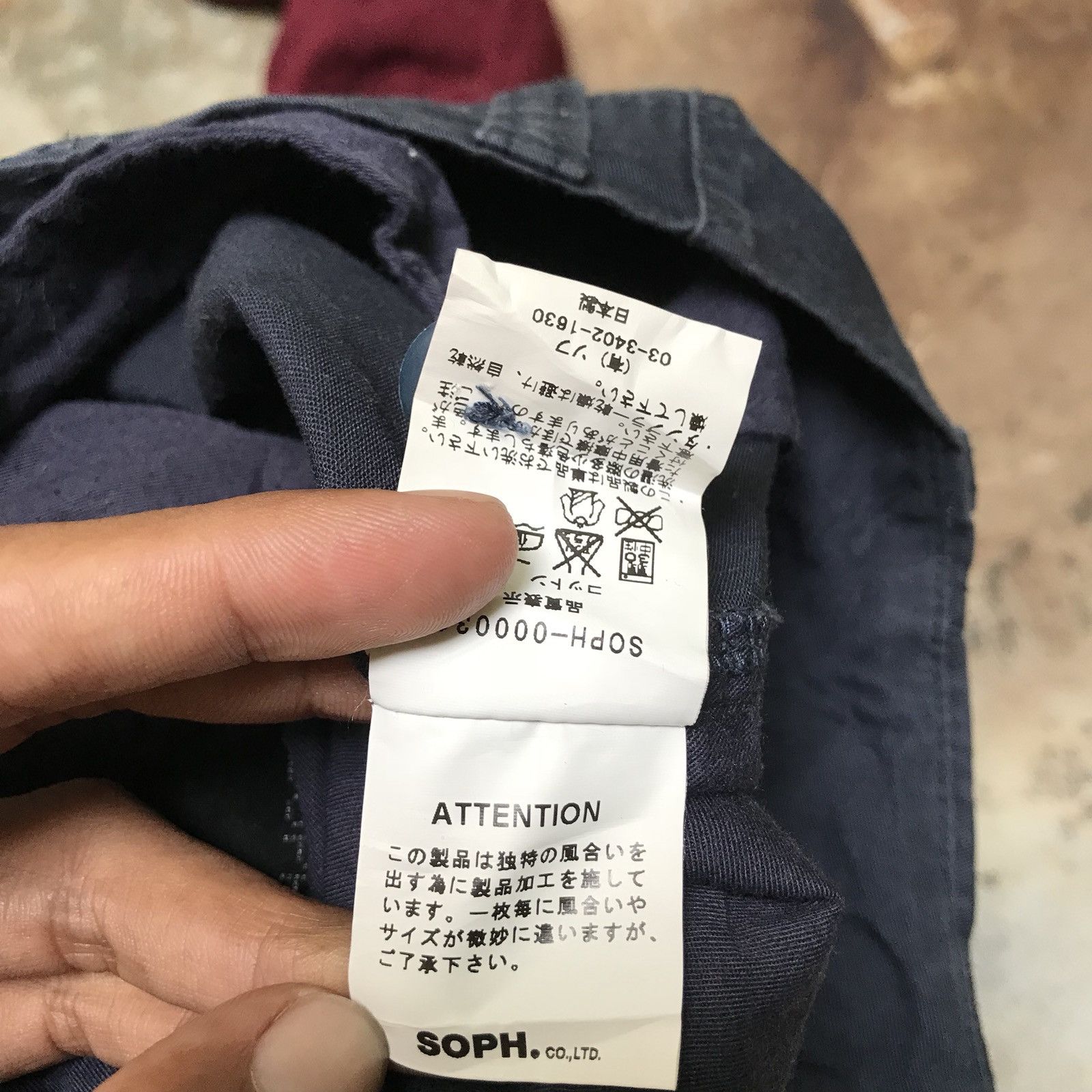 Sophnet. 🔥FINAL DROP🔥Sophnet Navy Blue Trouser Uniform Experiment Size US 32 / EU 48 - 12 Thumbnail