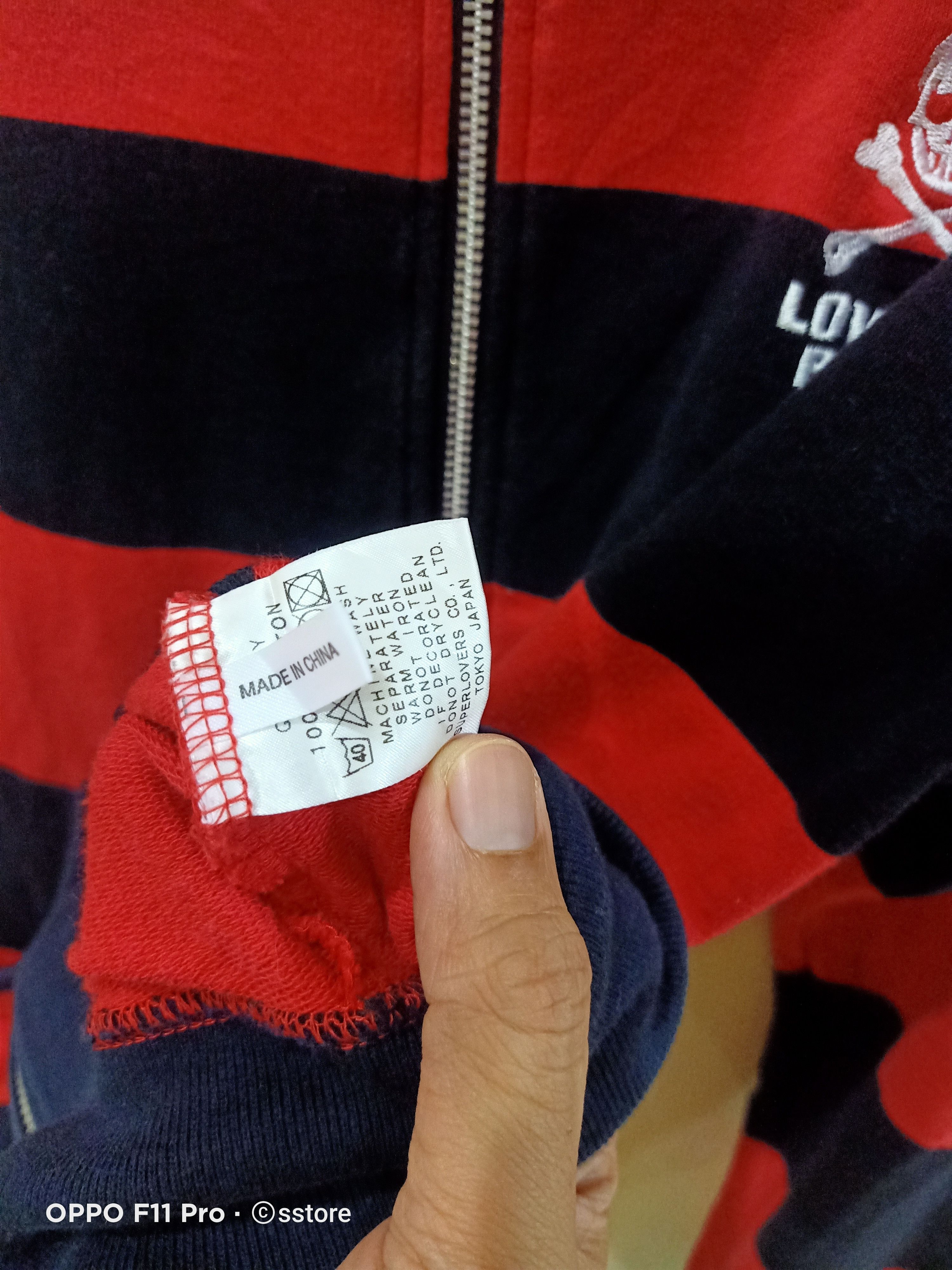 Japanese Brand Super Lovers Lovers Rock Zipper Hoodie Size US M / EU 48-50 / 2 - 9 Thumbnail